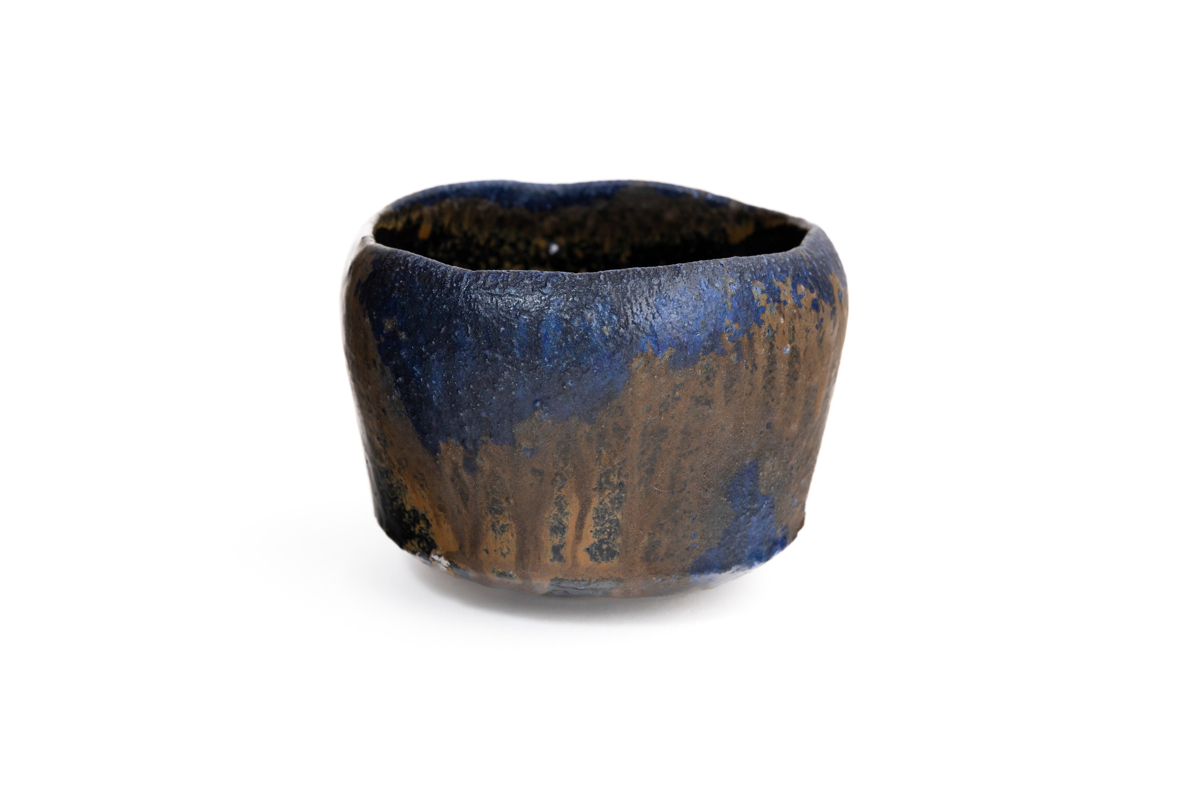 蒼変黒茶盌 | 後関 裕士