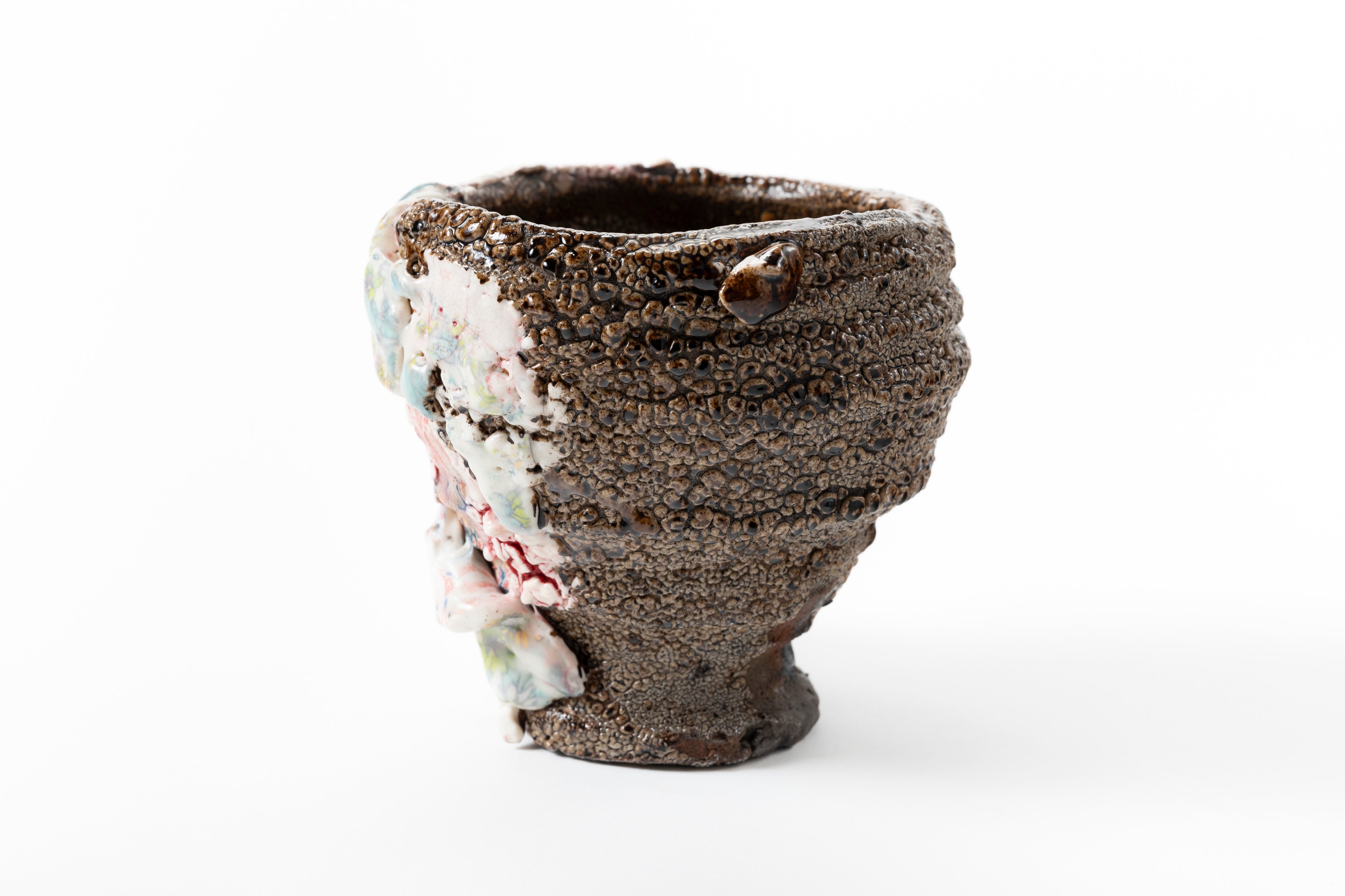 Karatsu Flower Painting Tea Bowl | 氏家 昂大