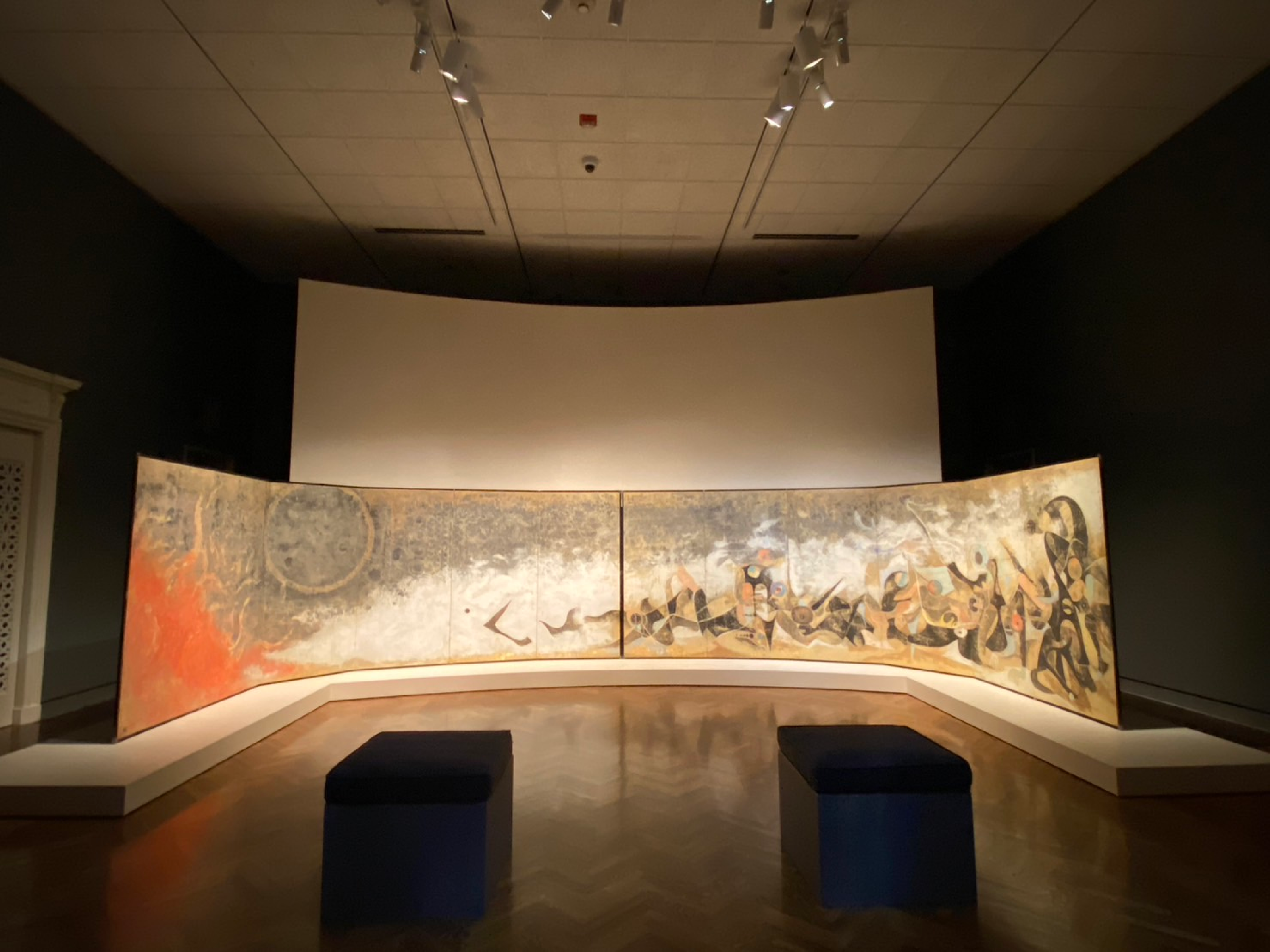 松原賢「水景2018年」インディアナポリス美術館作品収蔵　タブロー　茶掛　茶席 松原賢「水景2018年」インディアナポリス美術館作品収蔵 タブロー 茶掛