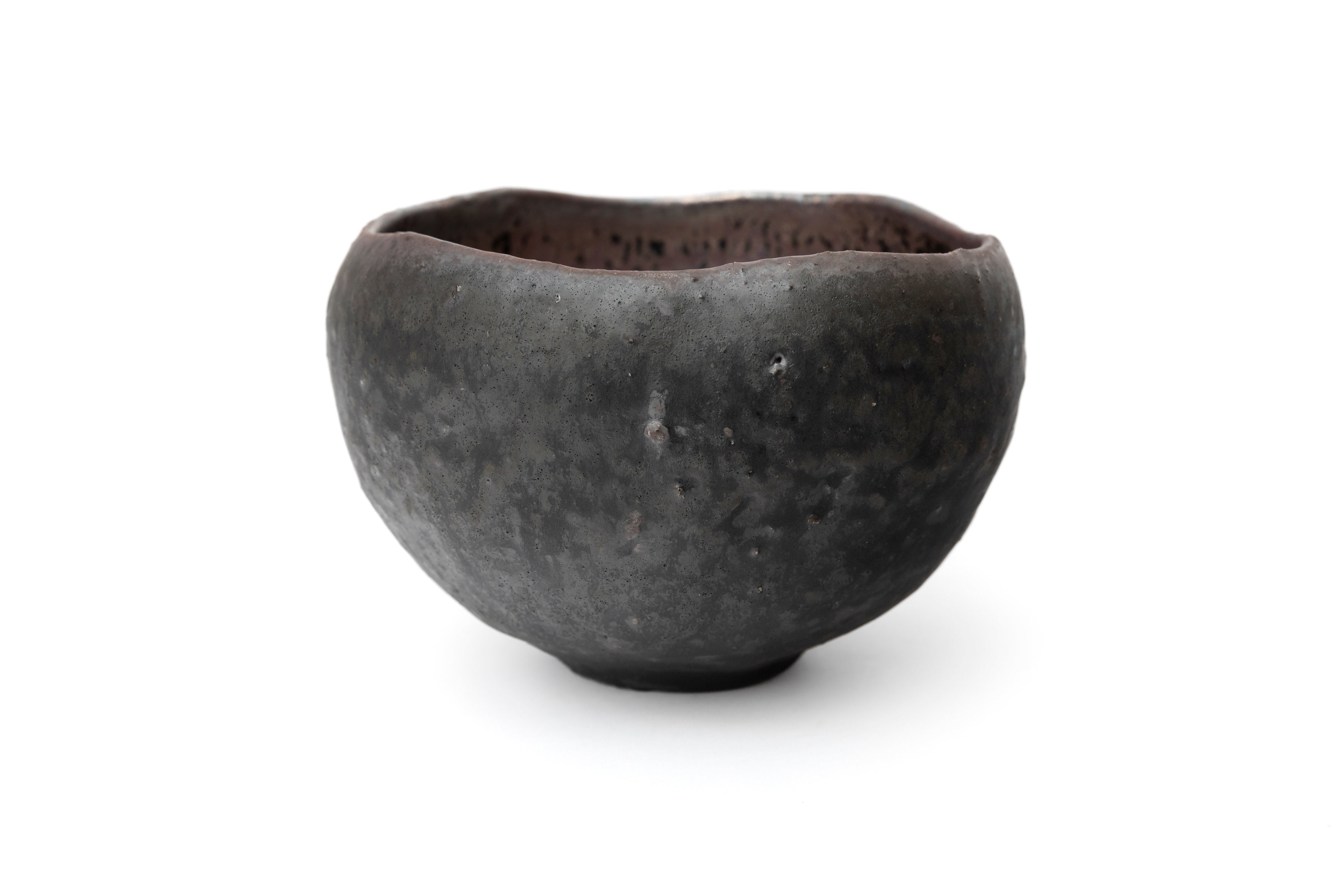 桃銀油滴煤黒茶盌 | 古谷 宣幸