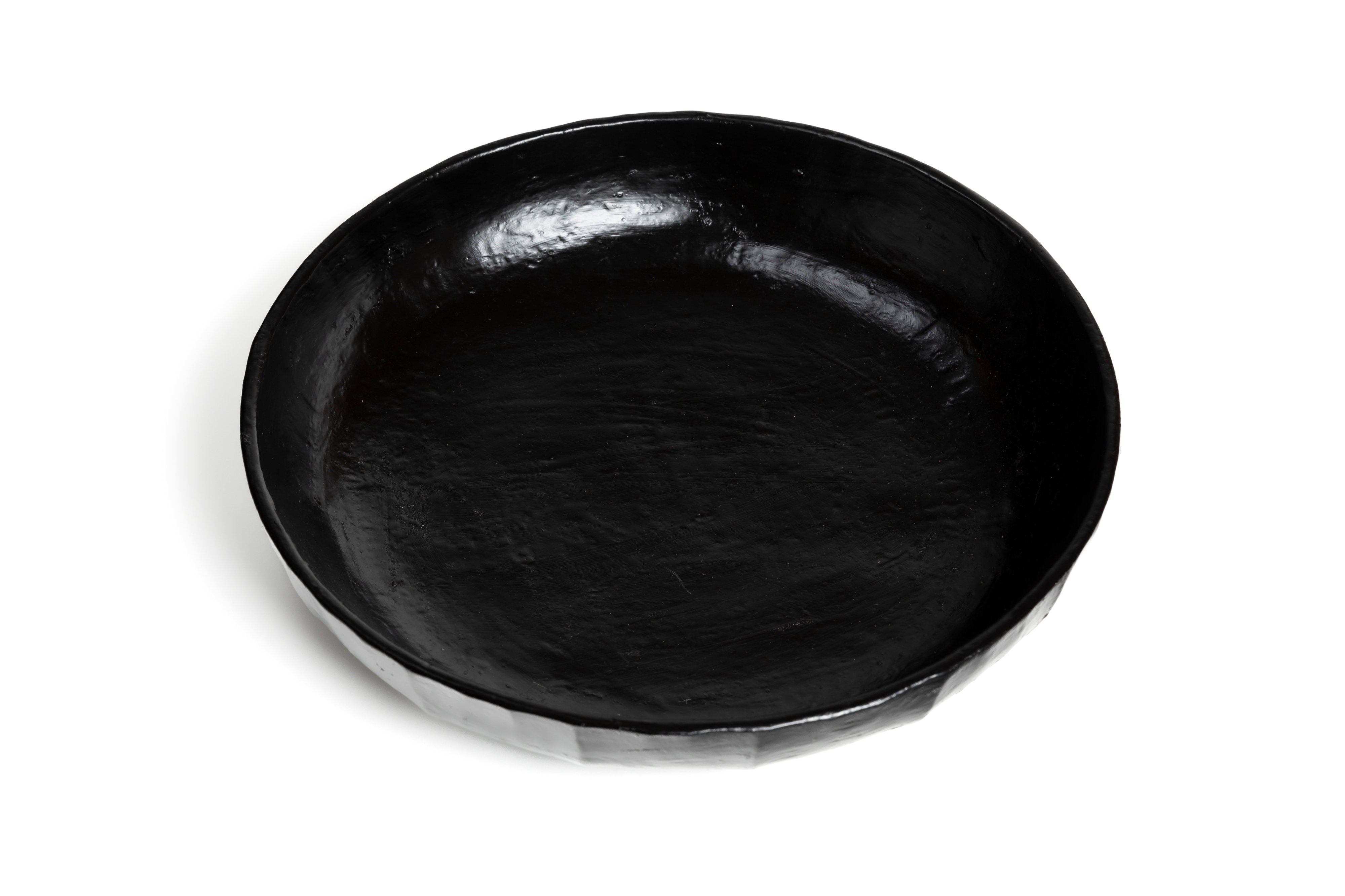 黒漆丸鎬鉢 | 松崎 修