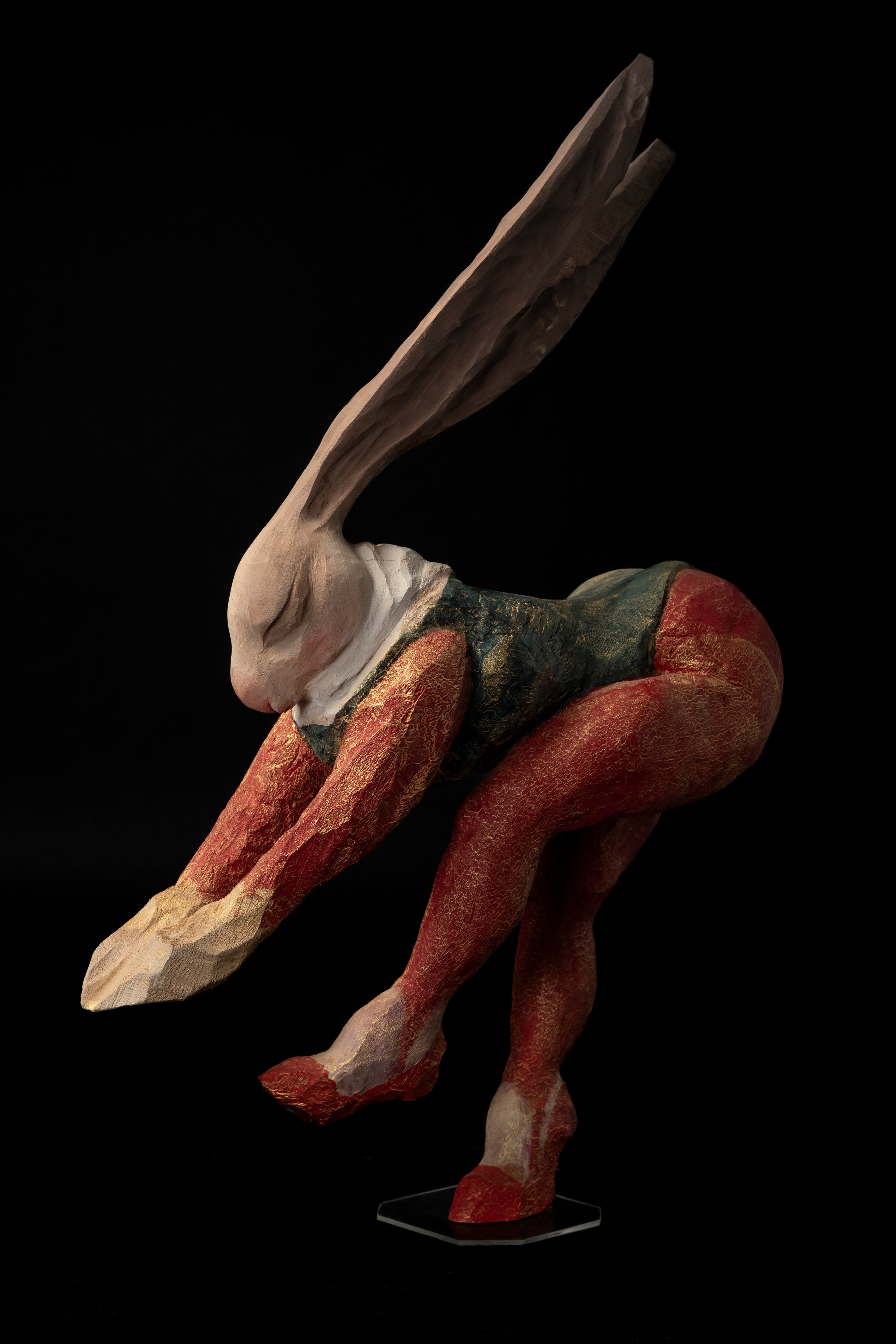 十時孝好展 霜月の「UMA」と「USAGI」