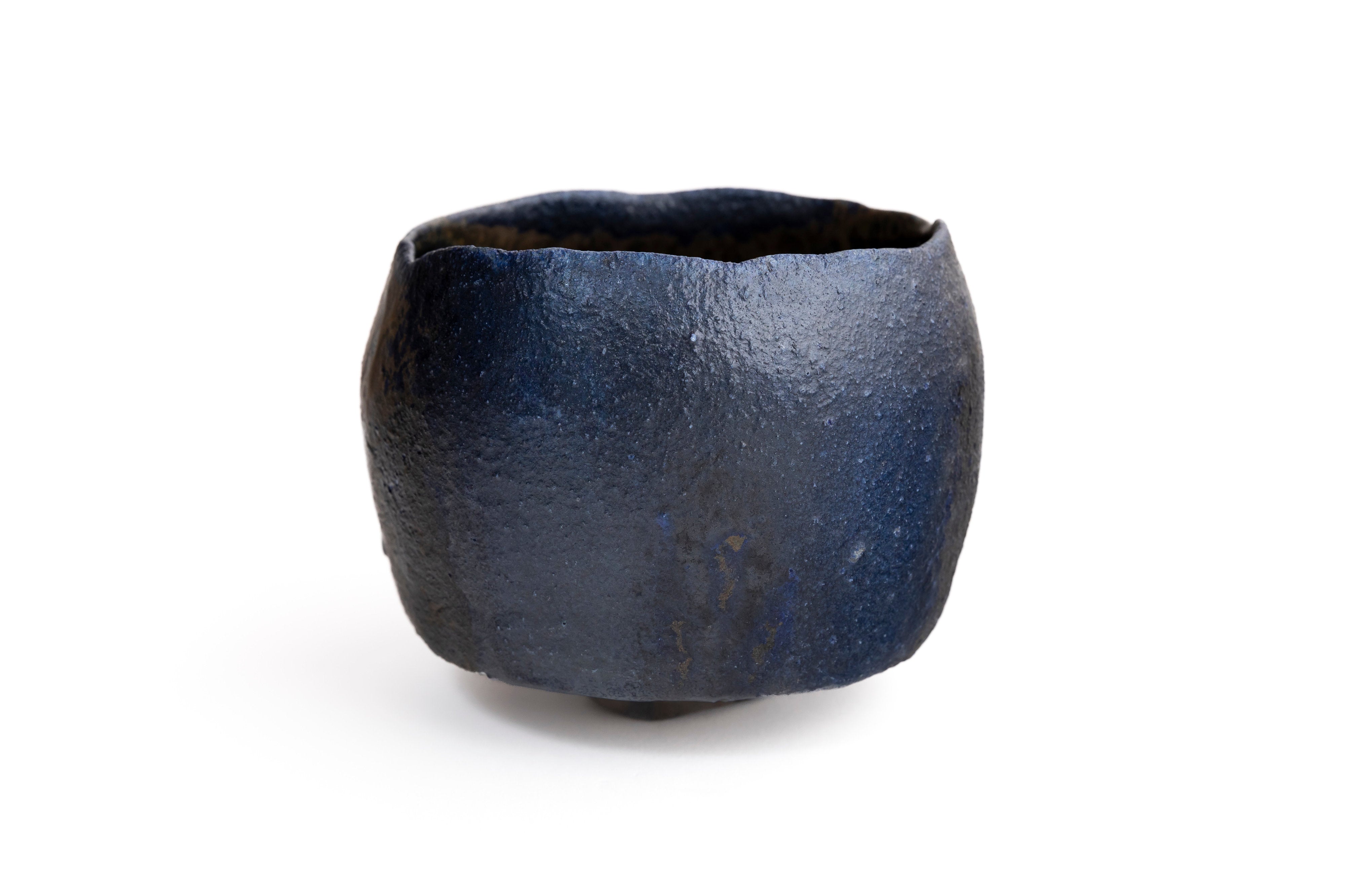 蒼変黒茶盌 | 後関 裕士