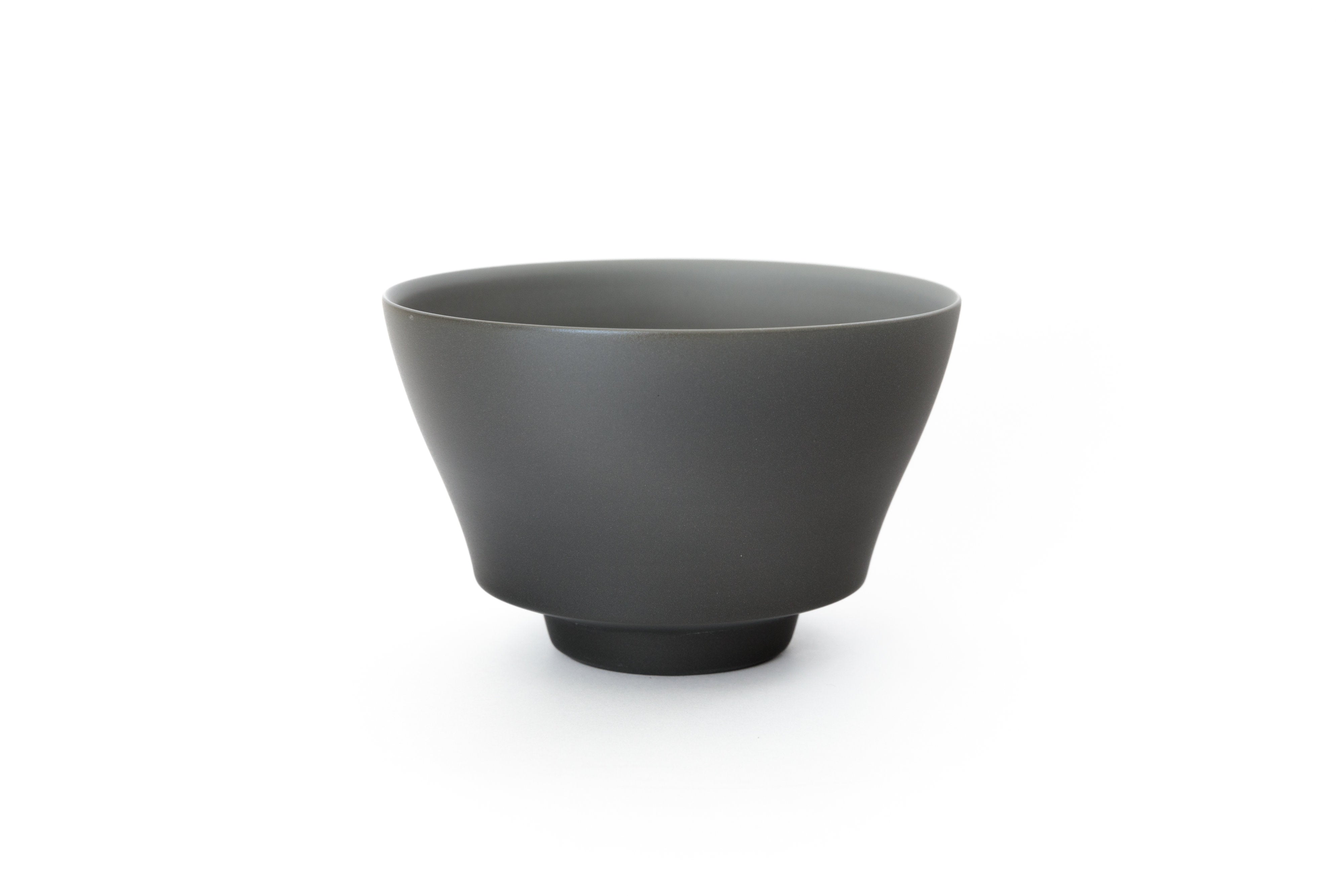 森岡 希世子 | 茶碗「透雲」(黒) - Tea Bowl "Transparent Cloud" (black)