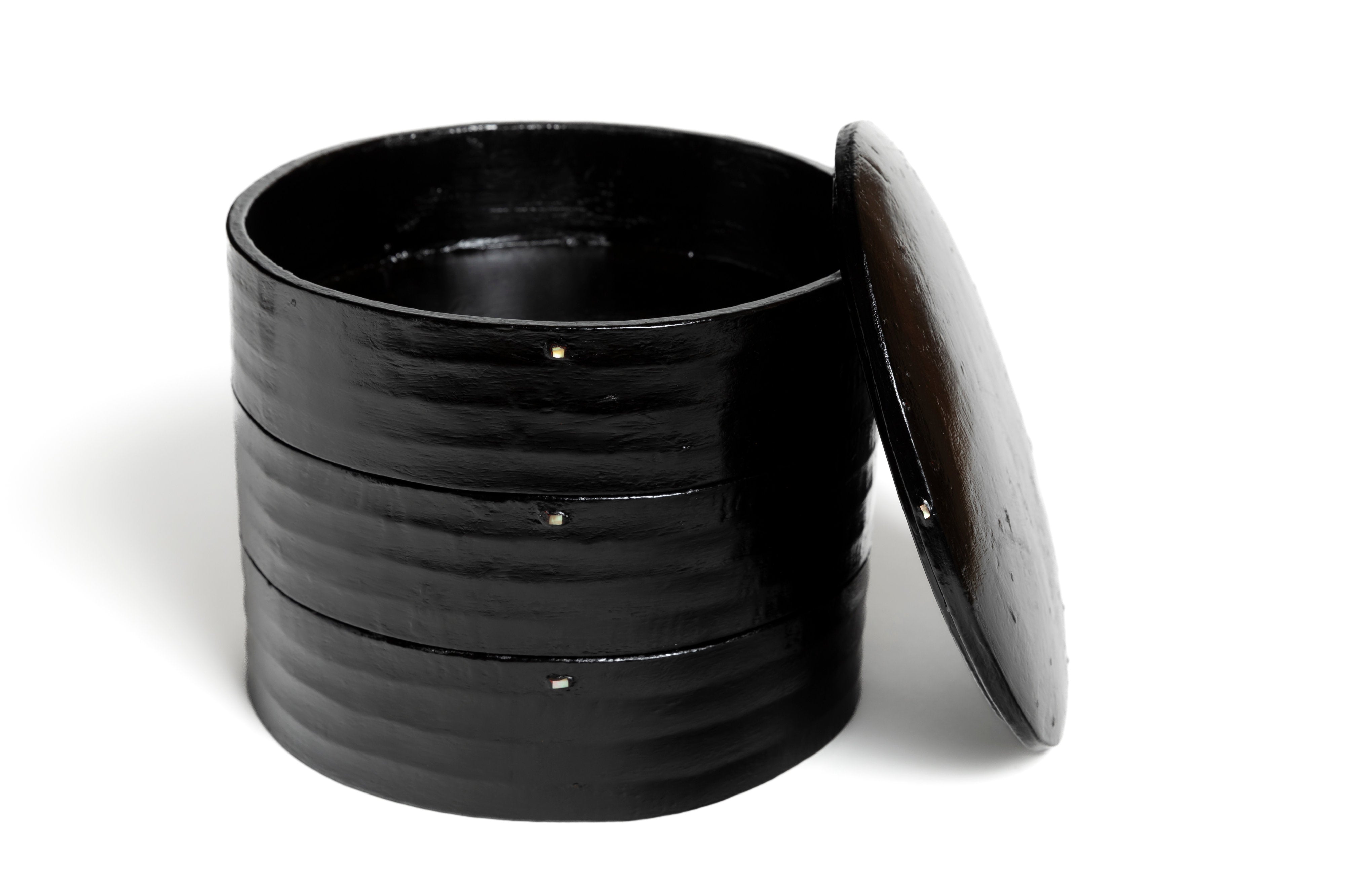 黒漆丸重箱 | 松崎 修