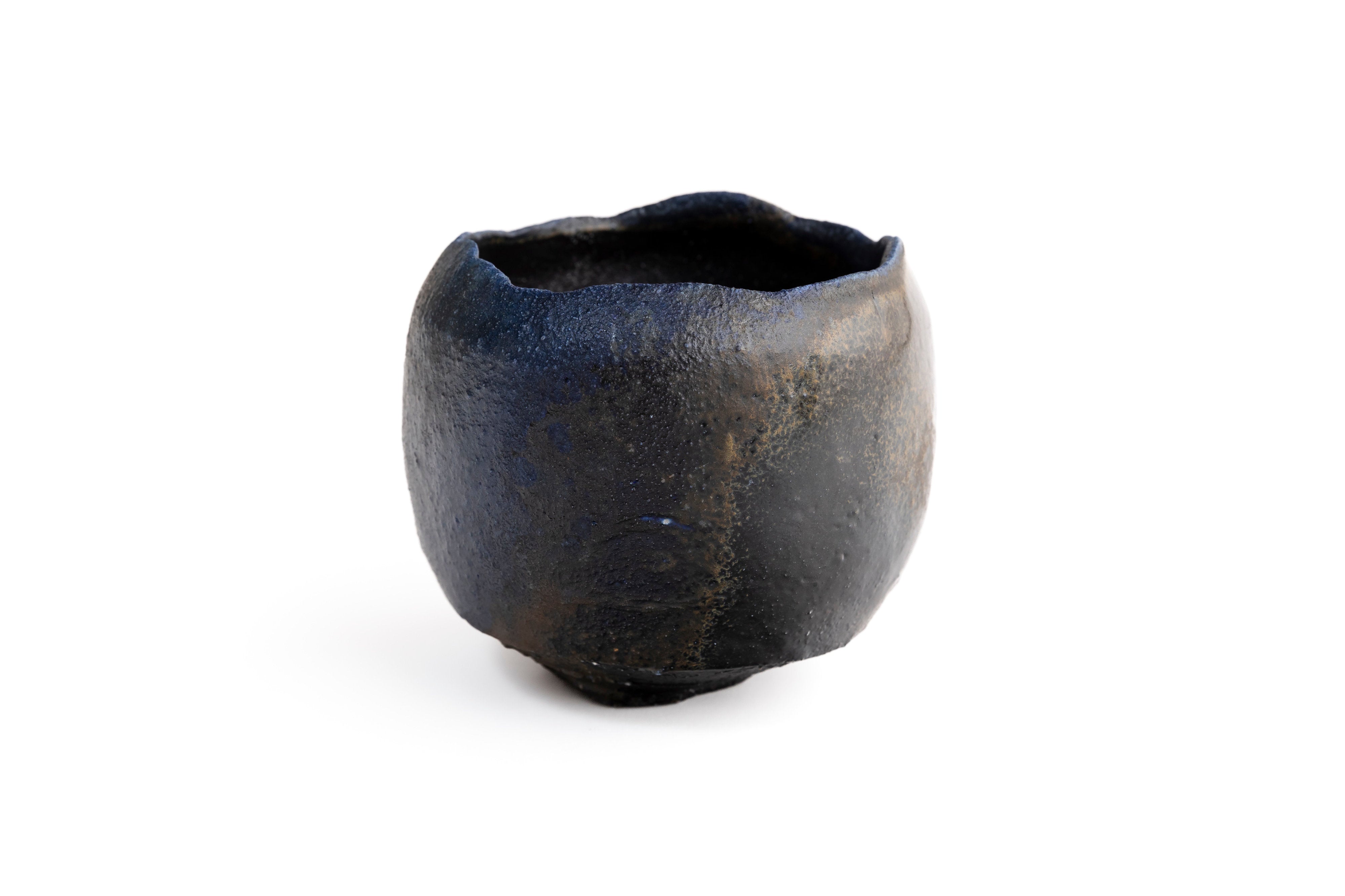 蒼変黒茶盌 | 後関 裕士