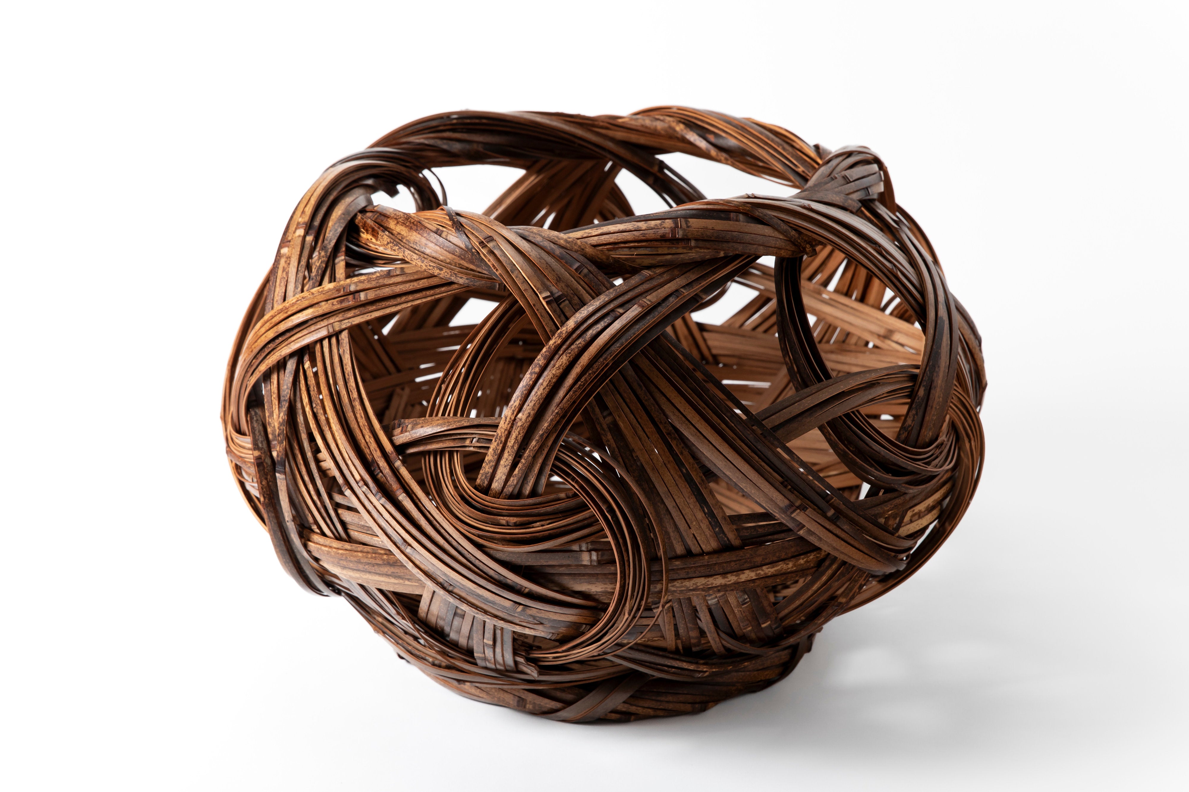 無銘 虎竹荒編大籃 | 斎藤正光 監修