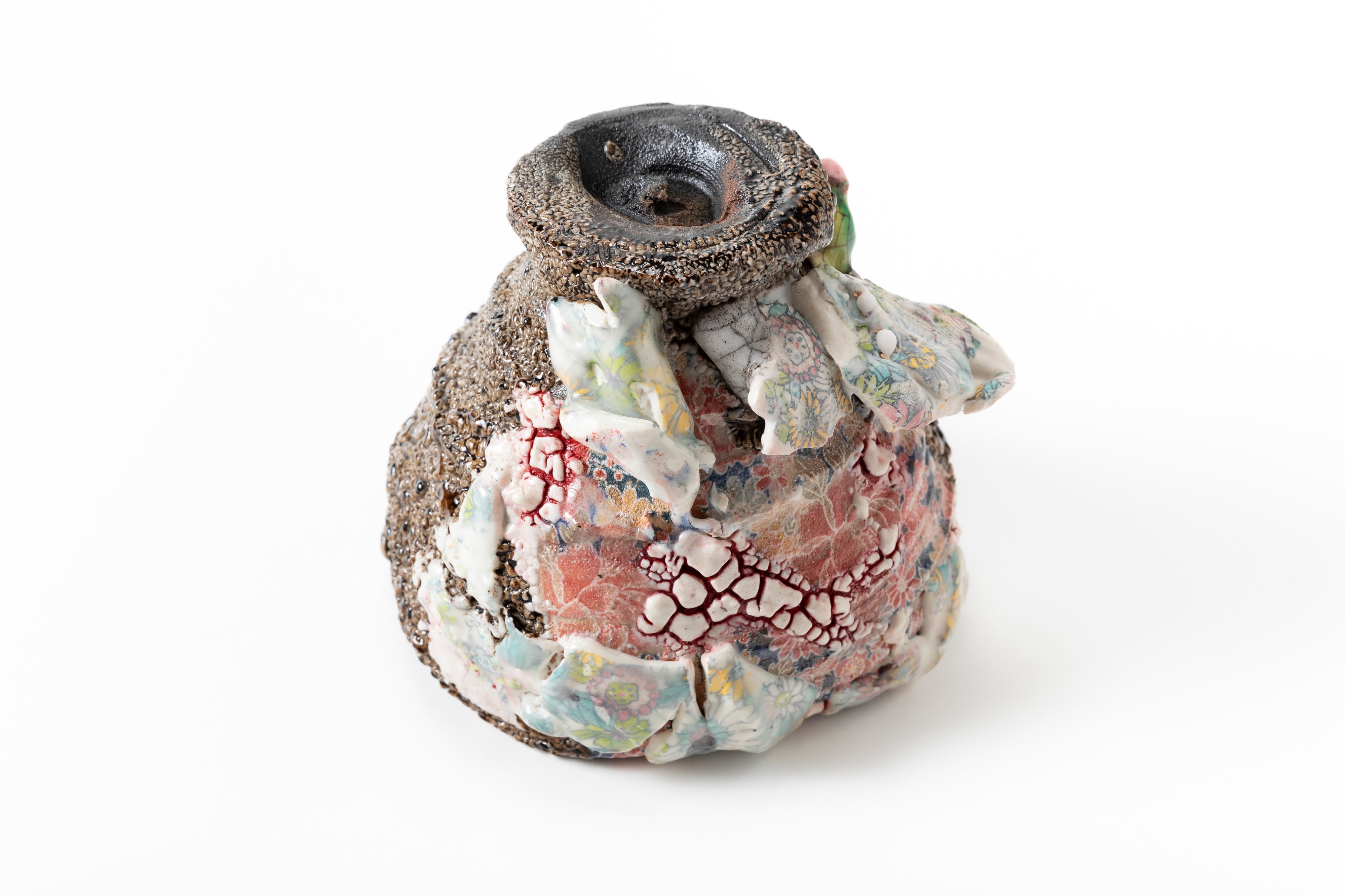 Karatsu Flower Painting　Tea Bowl | 氏家 昂大