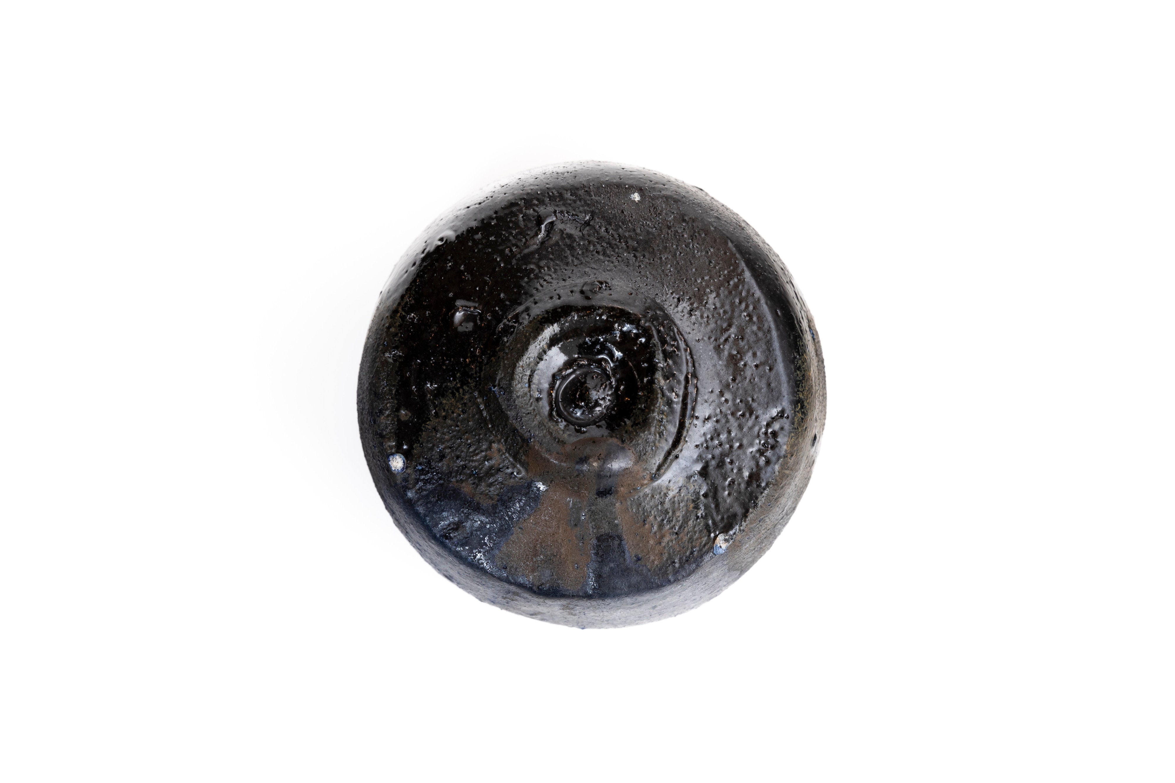 蒼変黒茶盌 | 後関 裕士