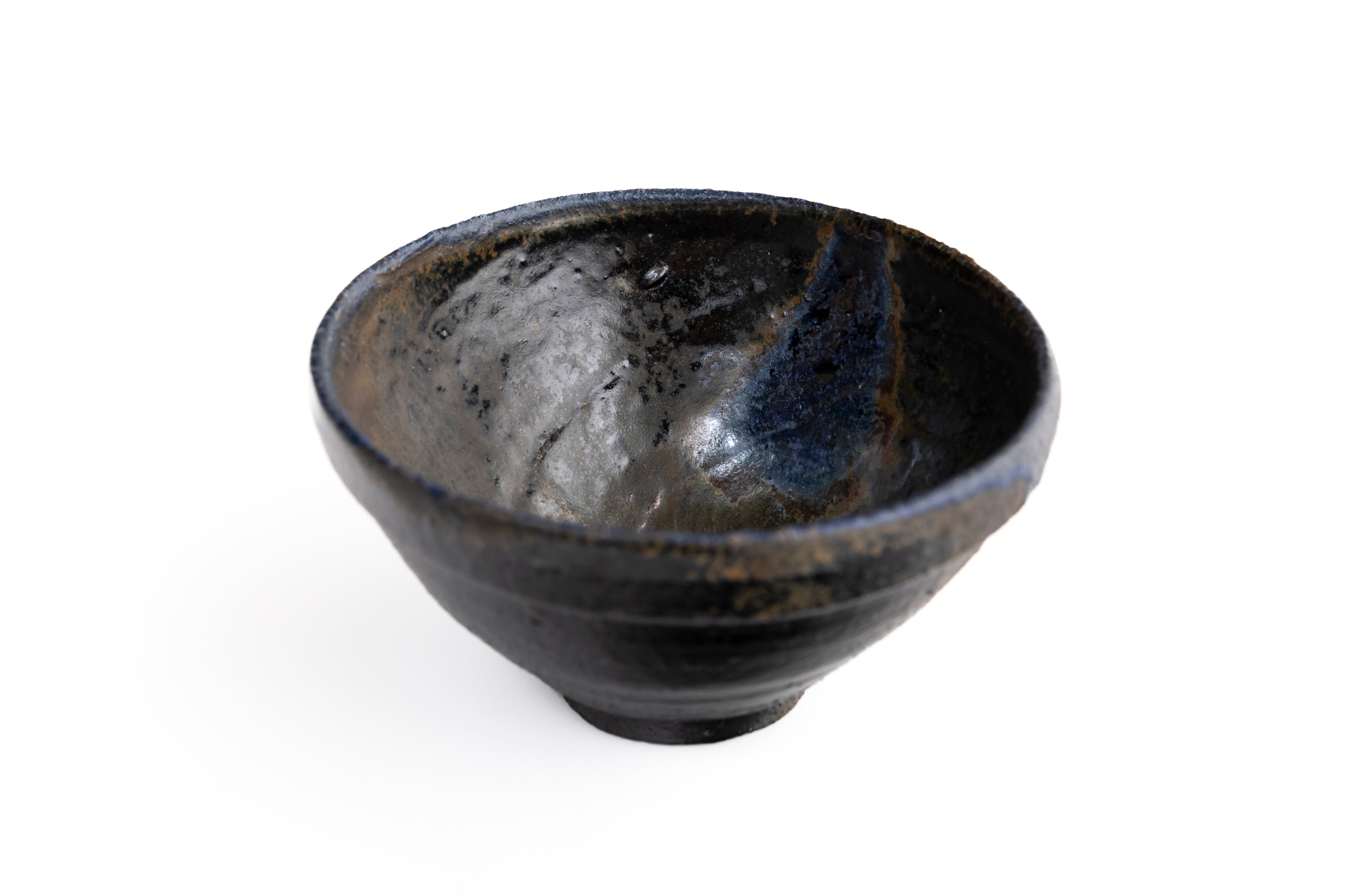 蒼変黒茶盌 | 後関 裕士