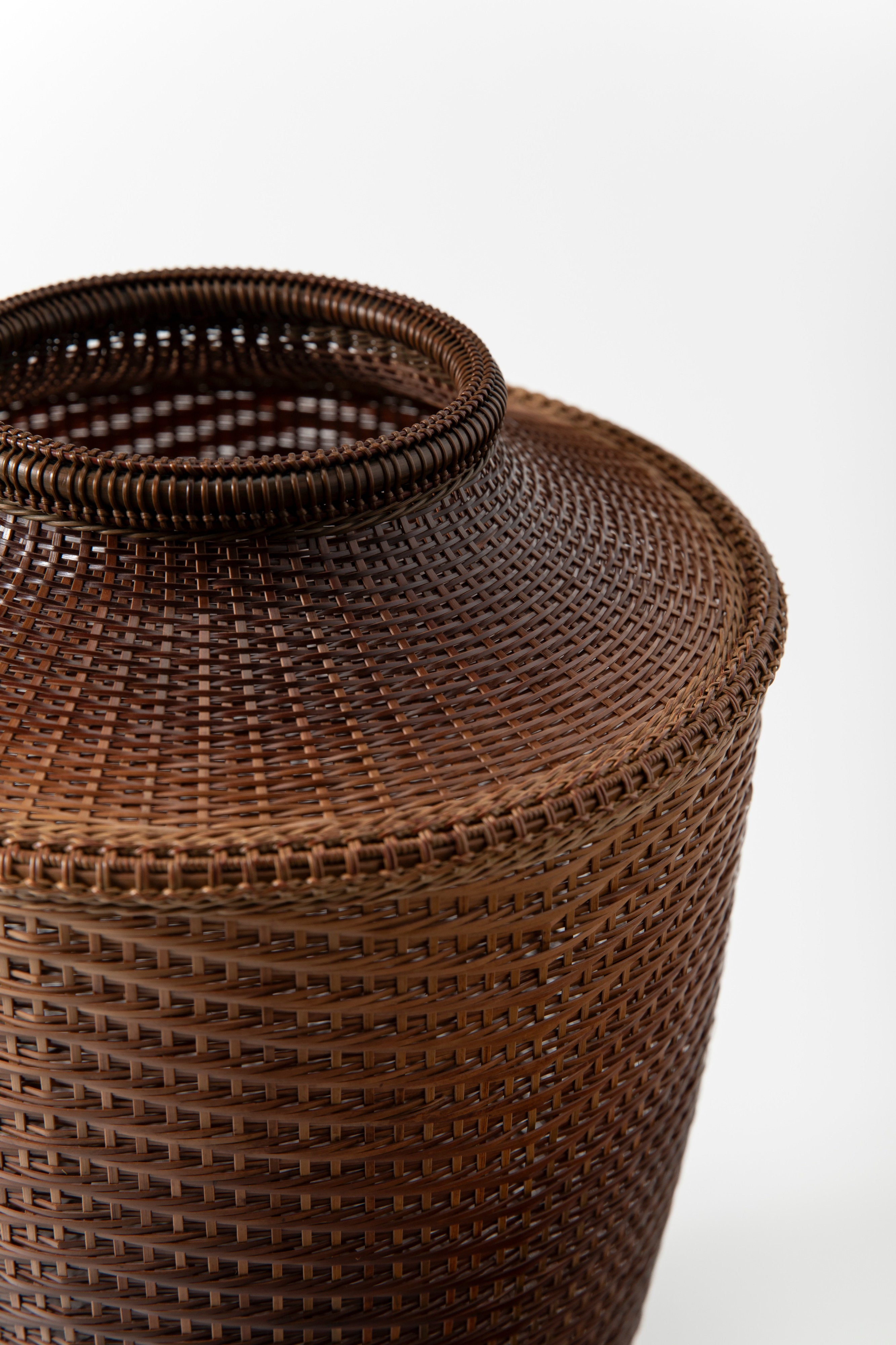 松尾竹峰 煤竹花籃 | 斎藤正光 監修