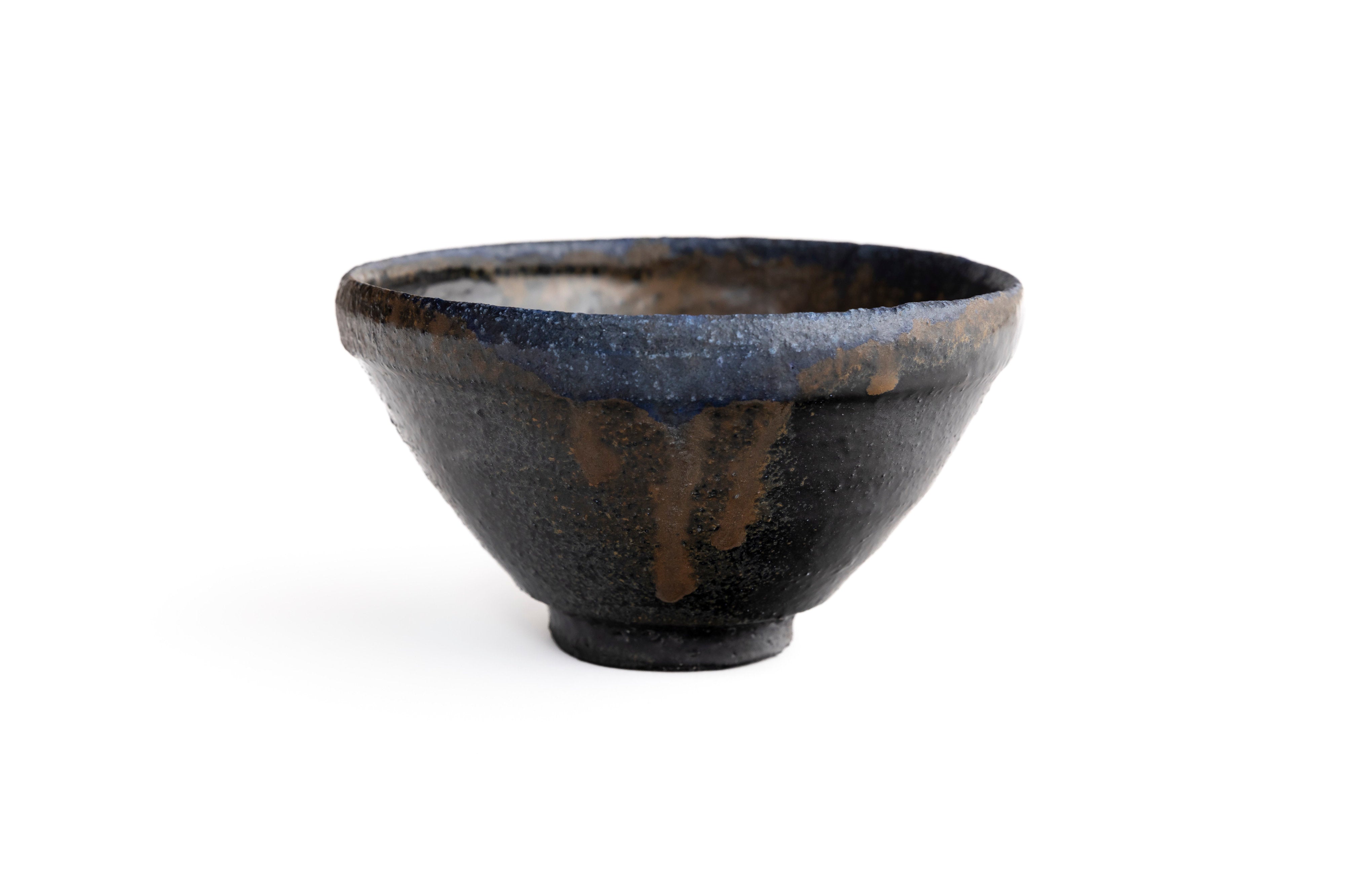 蒼変黒茶盌 | 後関 裕士