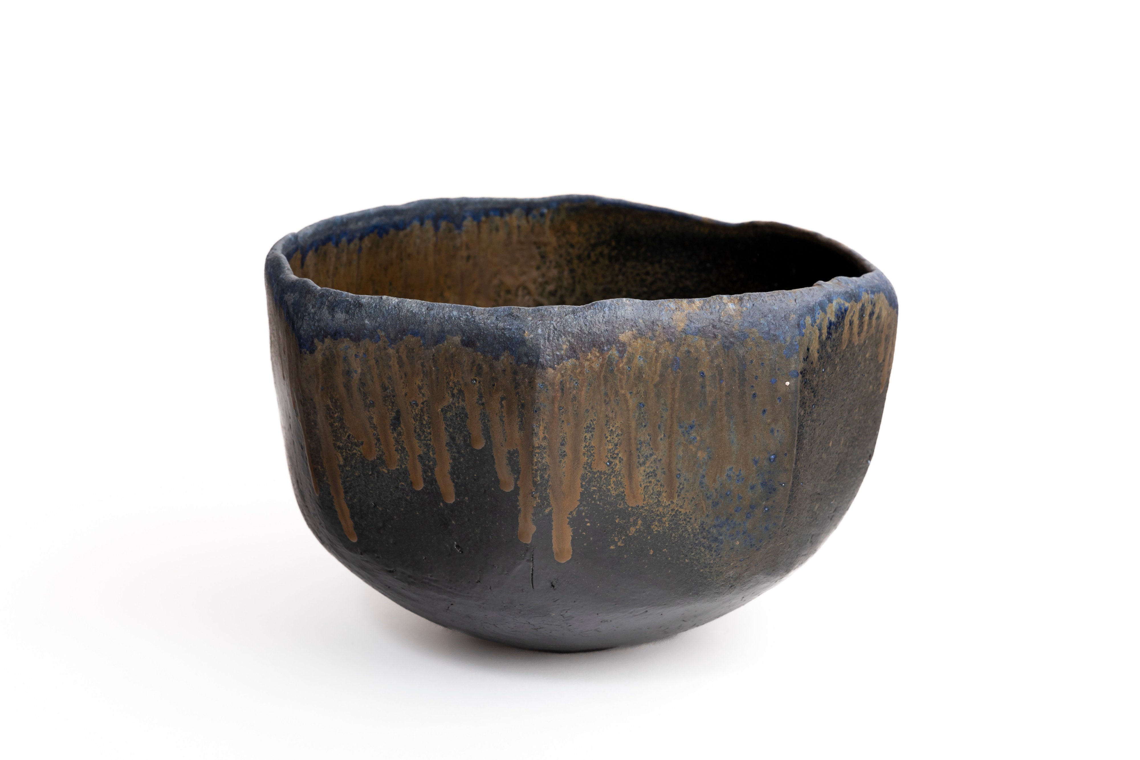 蒼変黒削大鉢 | 後関 裕士
