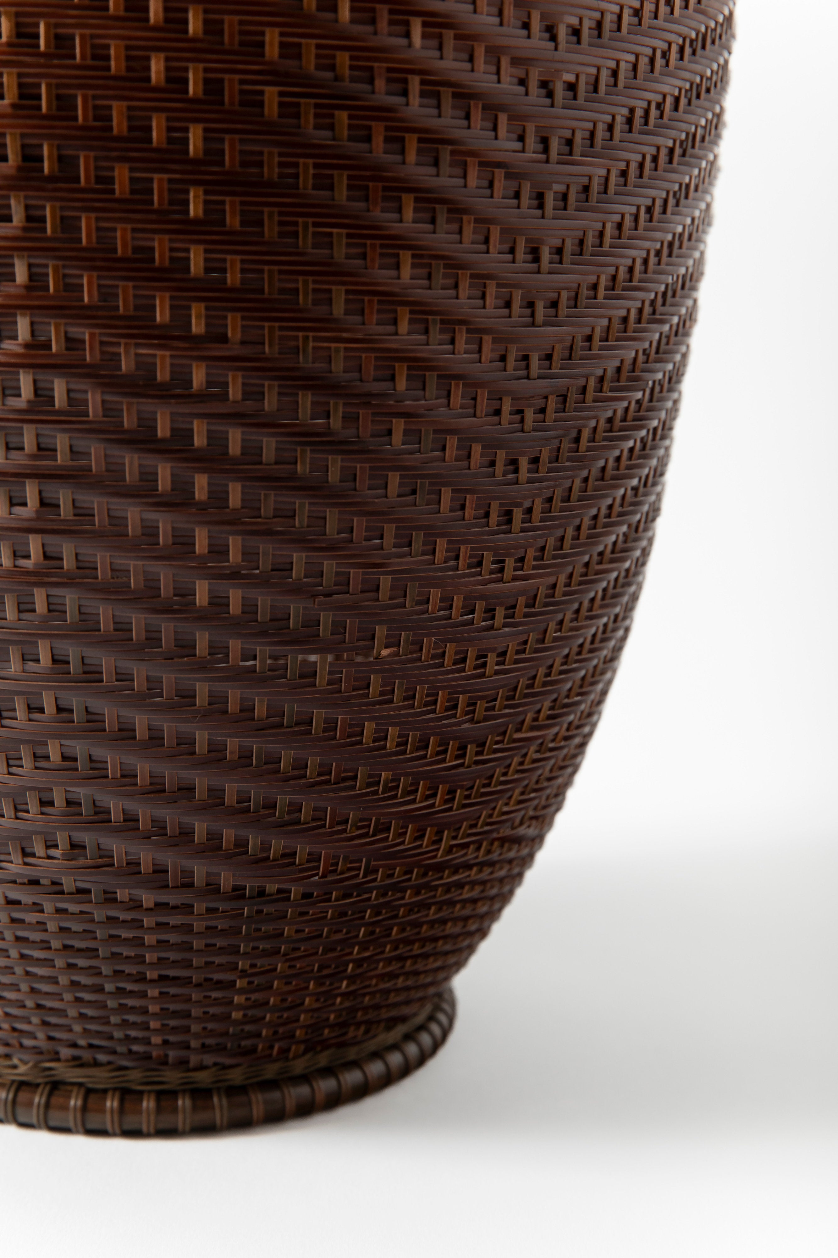 松尾竹峰 煤竹花籃 | 斎藤正光 監修