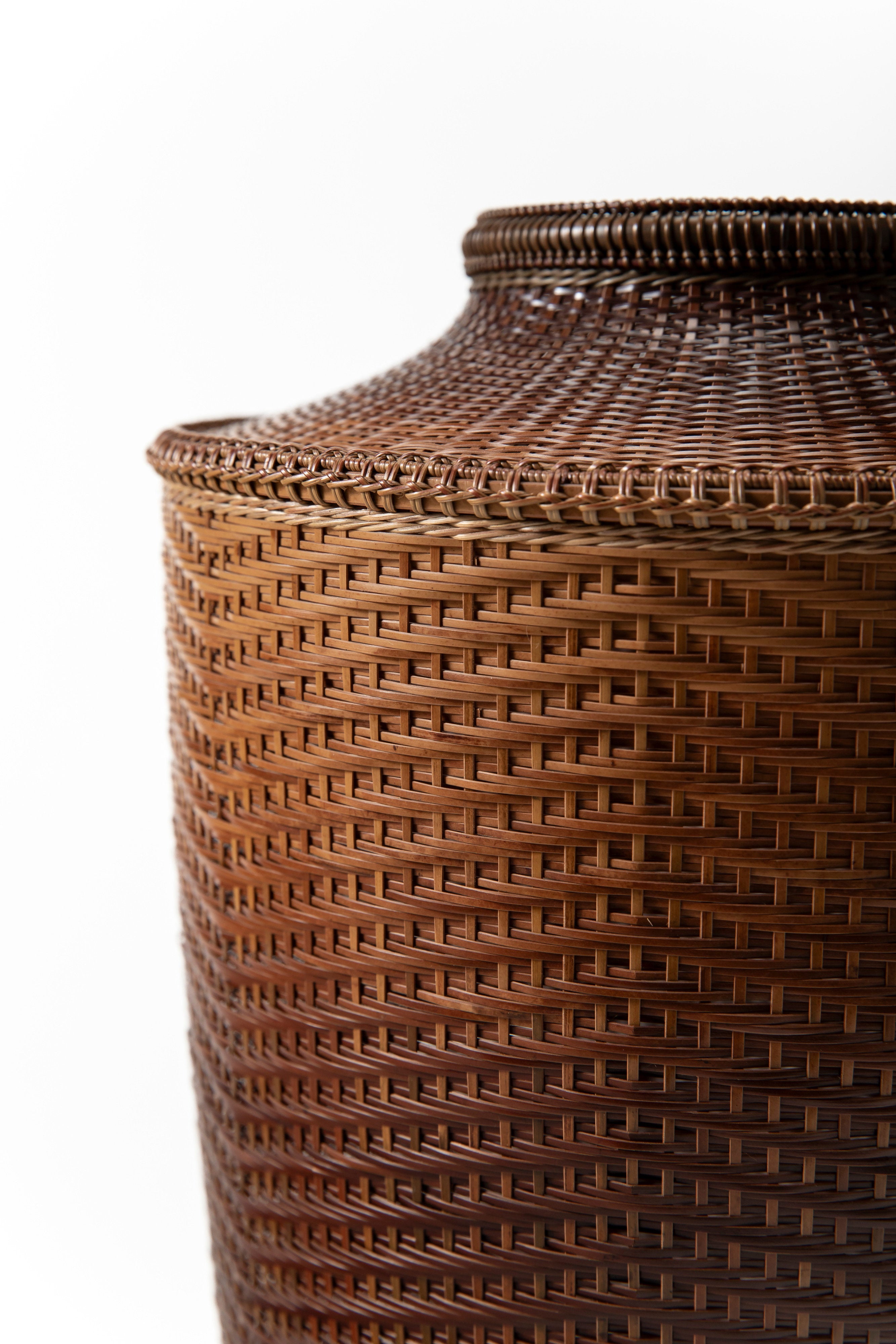 松尾竹峰 煤竹花籃 | 斎藤正光 監修