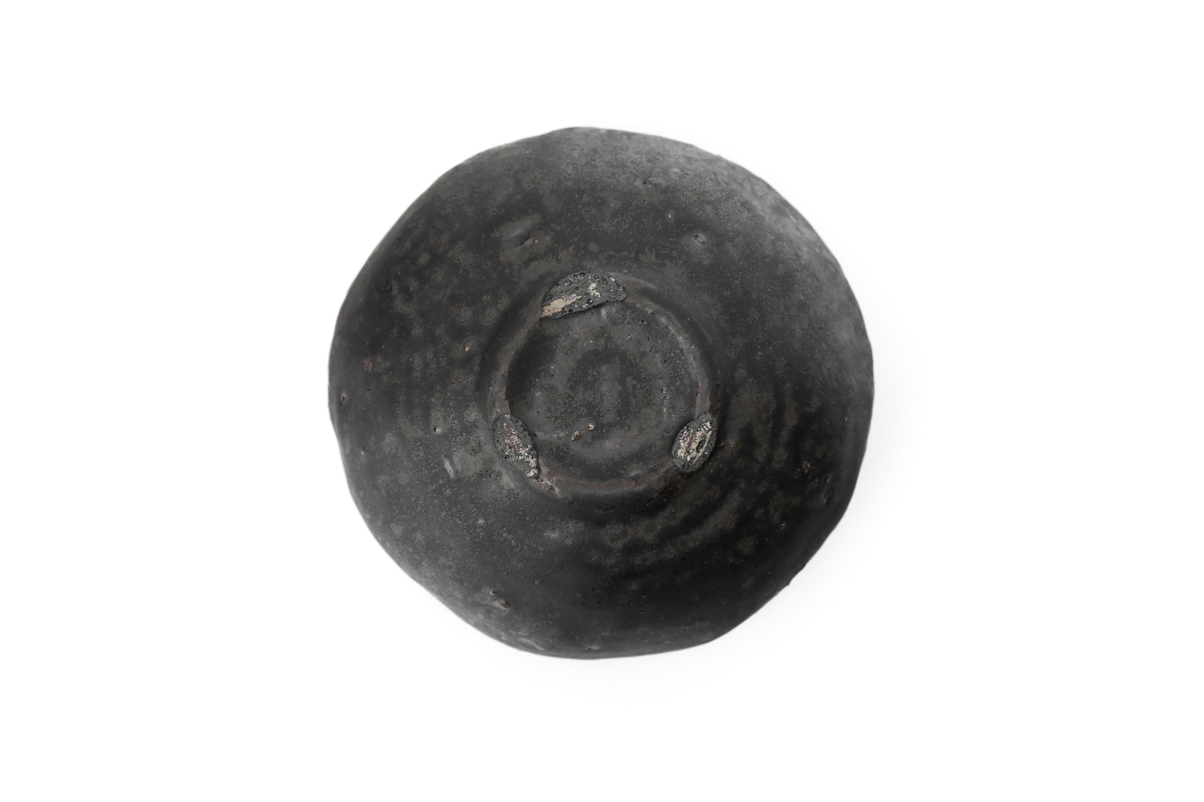 桃銀油滴煤黒茶盌 | 古谷 宣幸