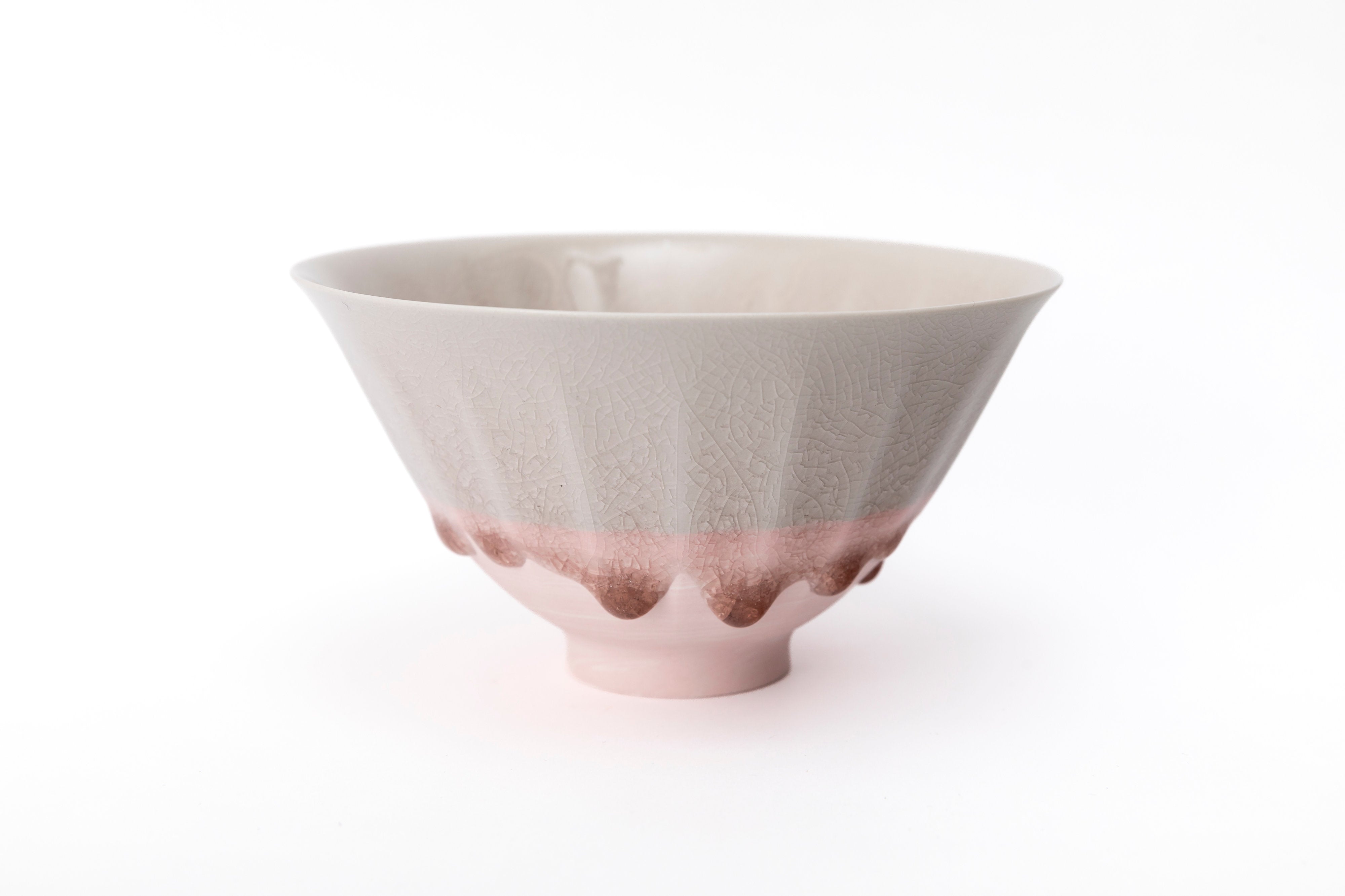 Neritsu bowl, pink greige