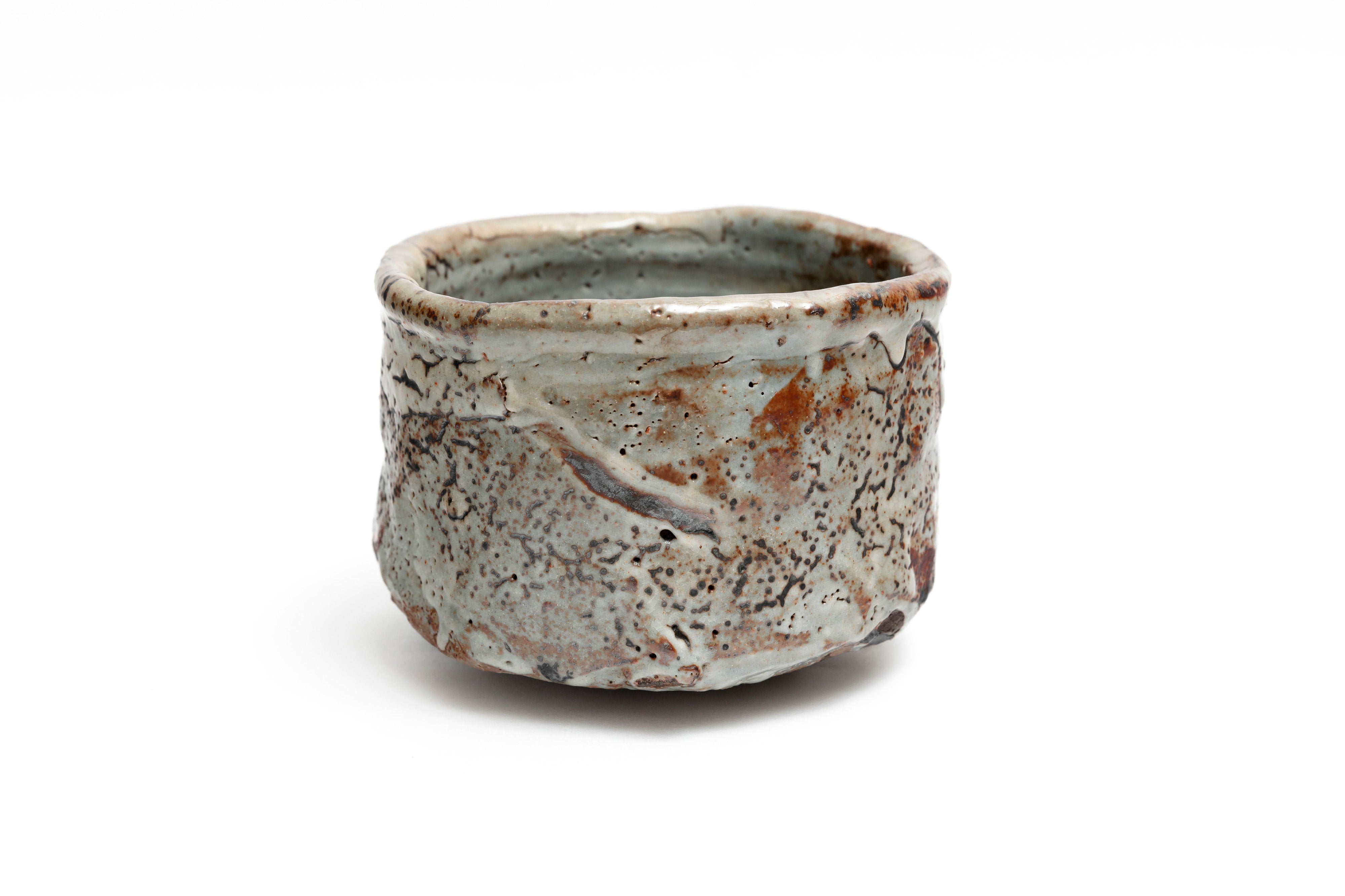 Mouse Shino tea bowl