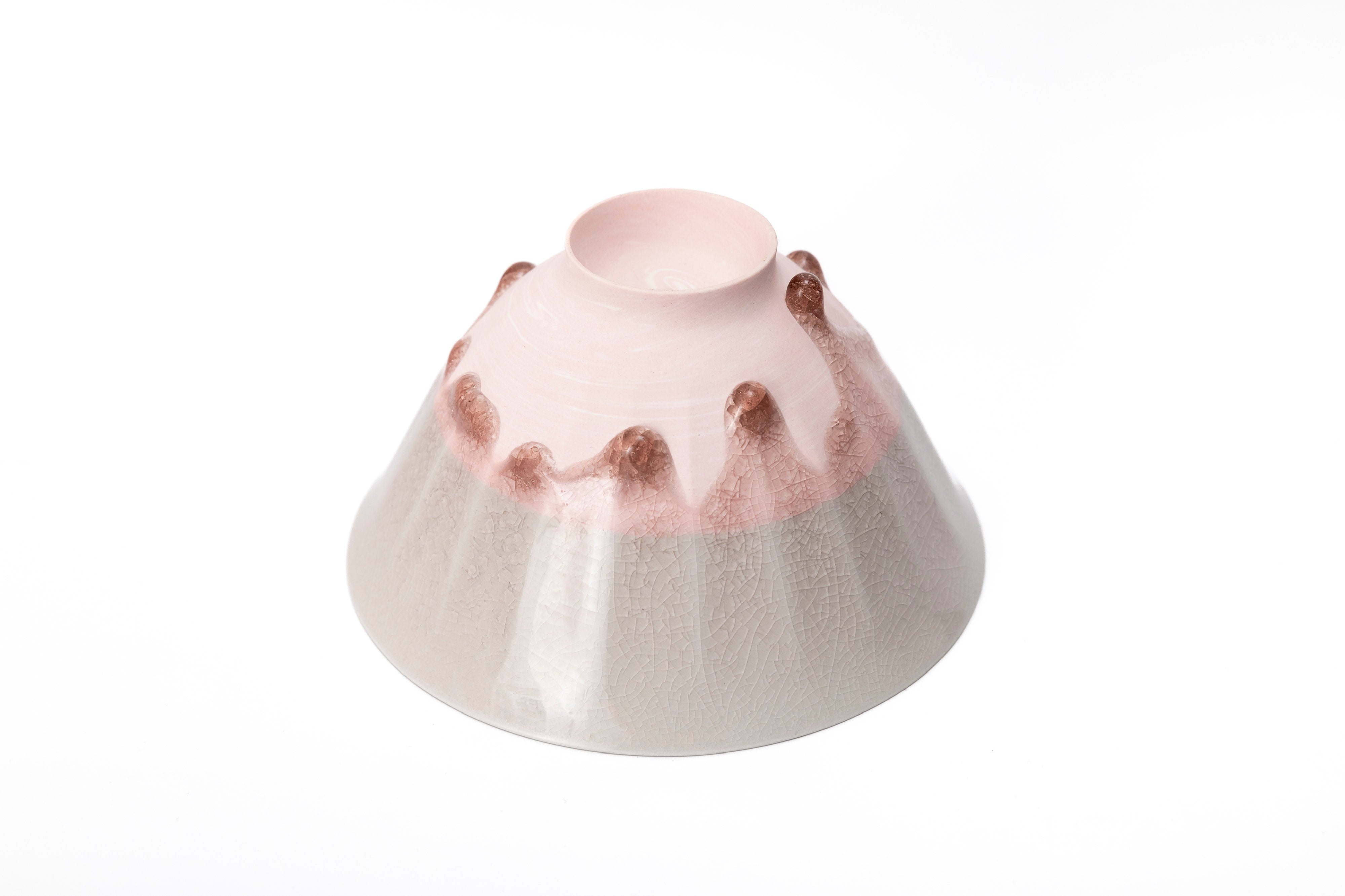 Neritsu bowl, pink greige