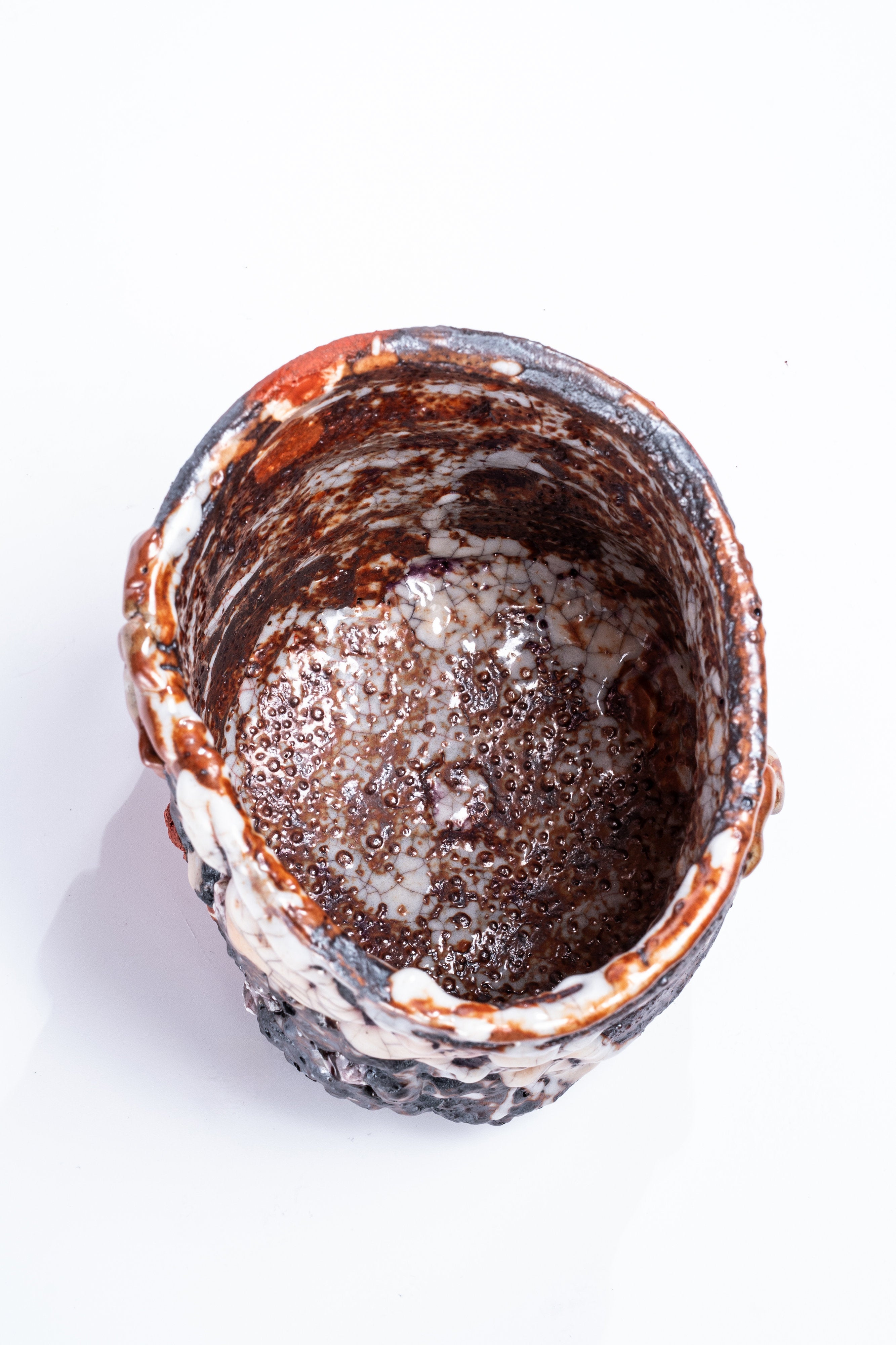 Nezumi Shino Tea Bowl | 氏家 昂大