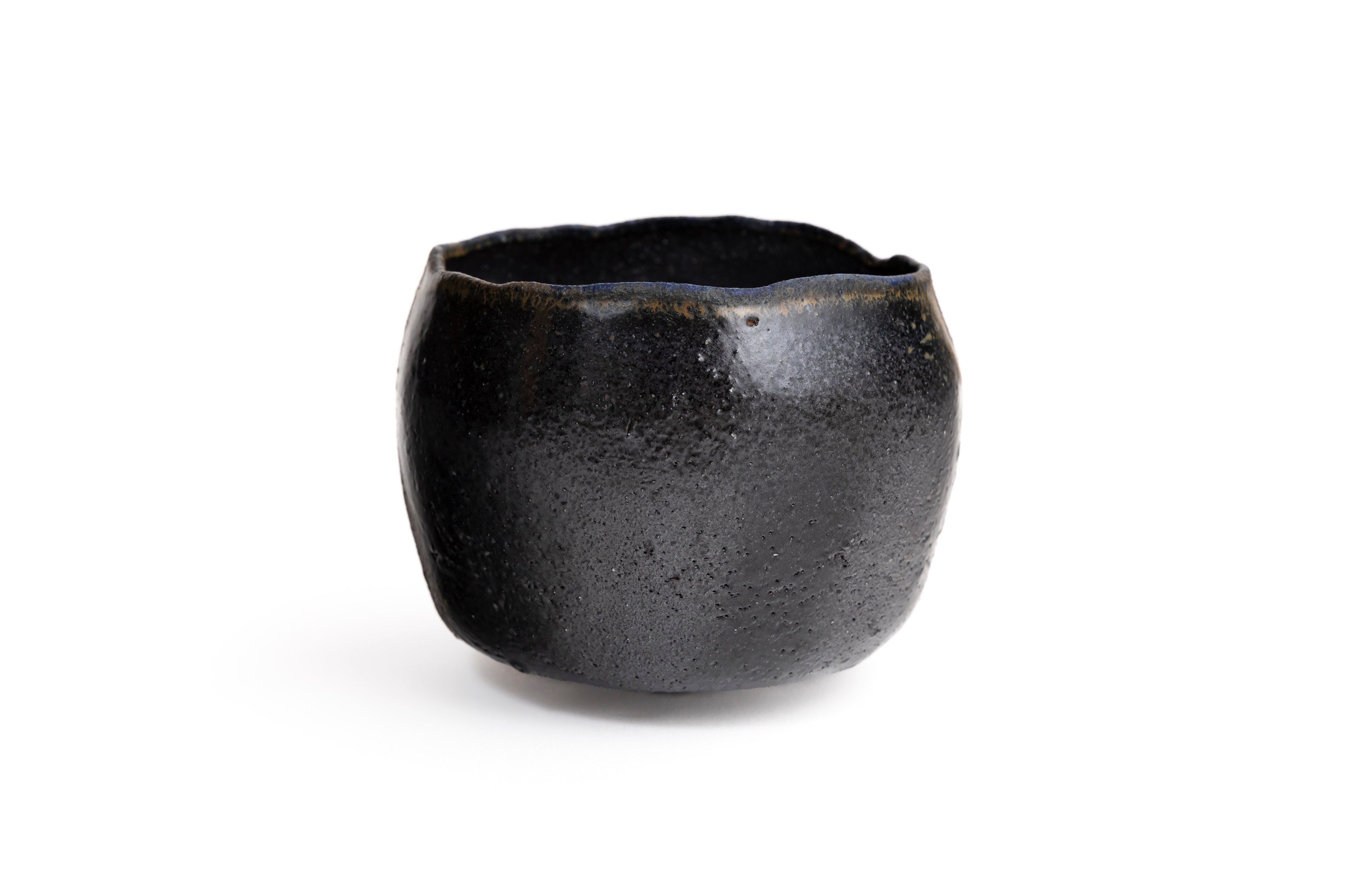 蒼変黒茶盌 | 後関 裕士