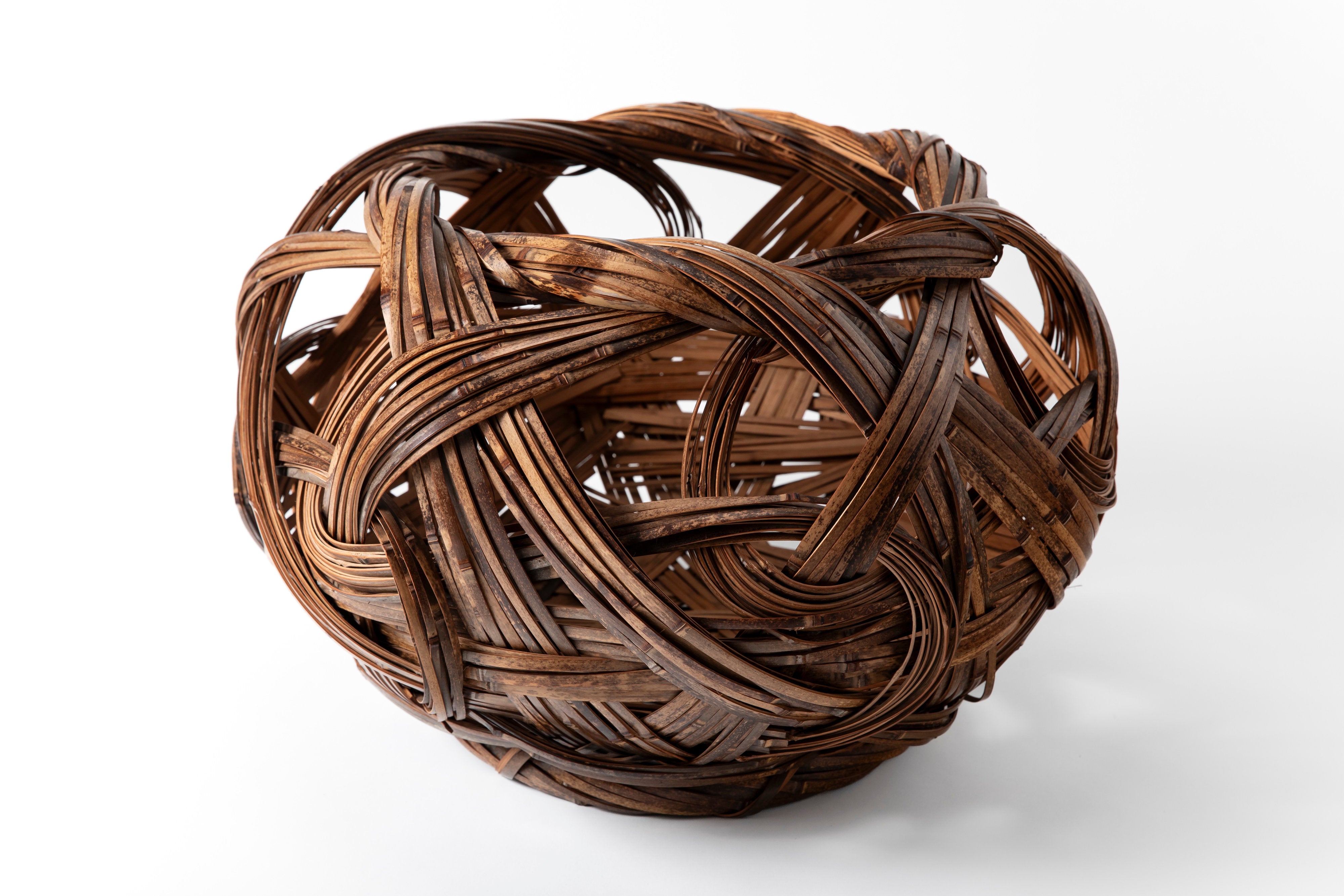 無銘 虎竹荒編大籃 | 斎藤正光 監修