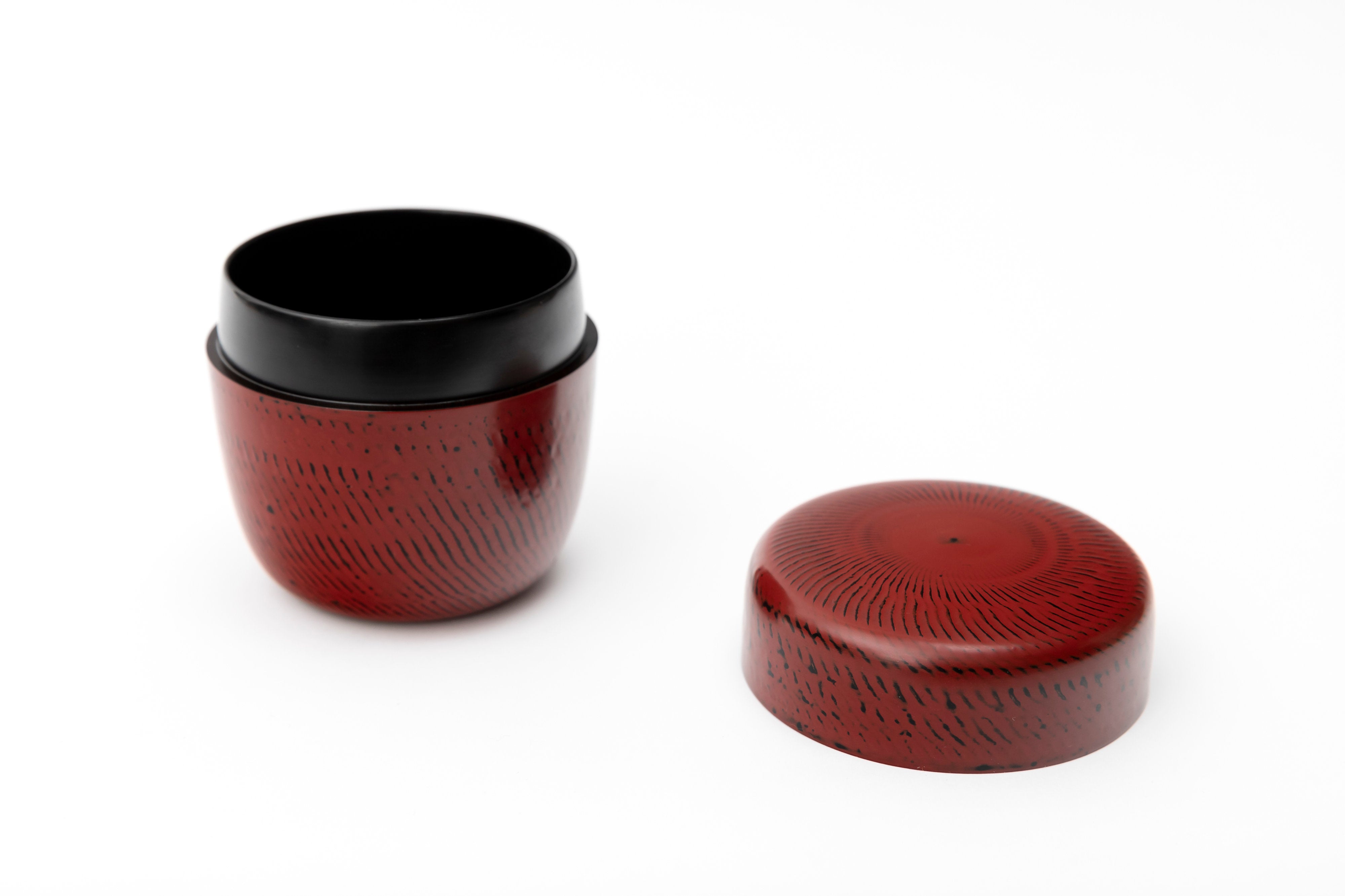 朱飛鉋中棗 | 西端 良雄