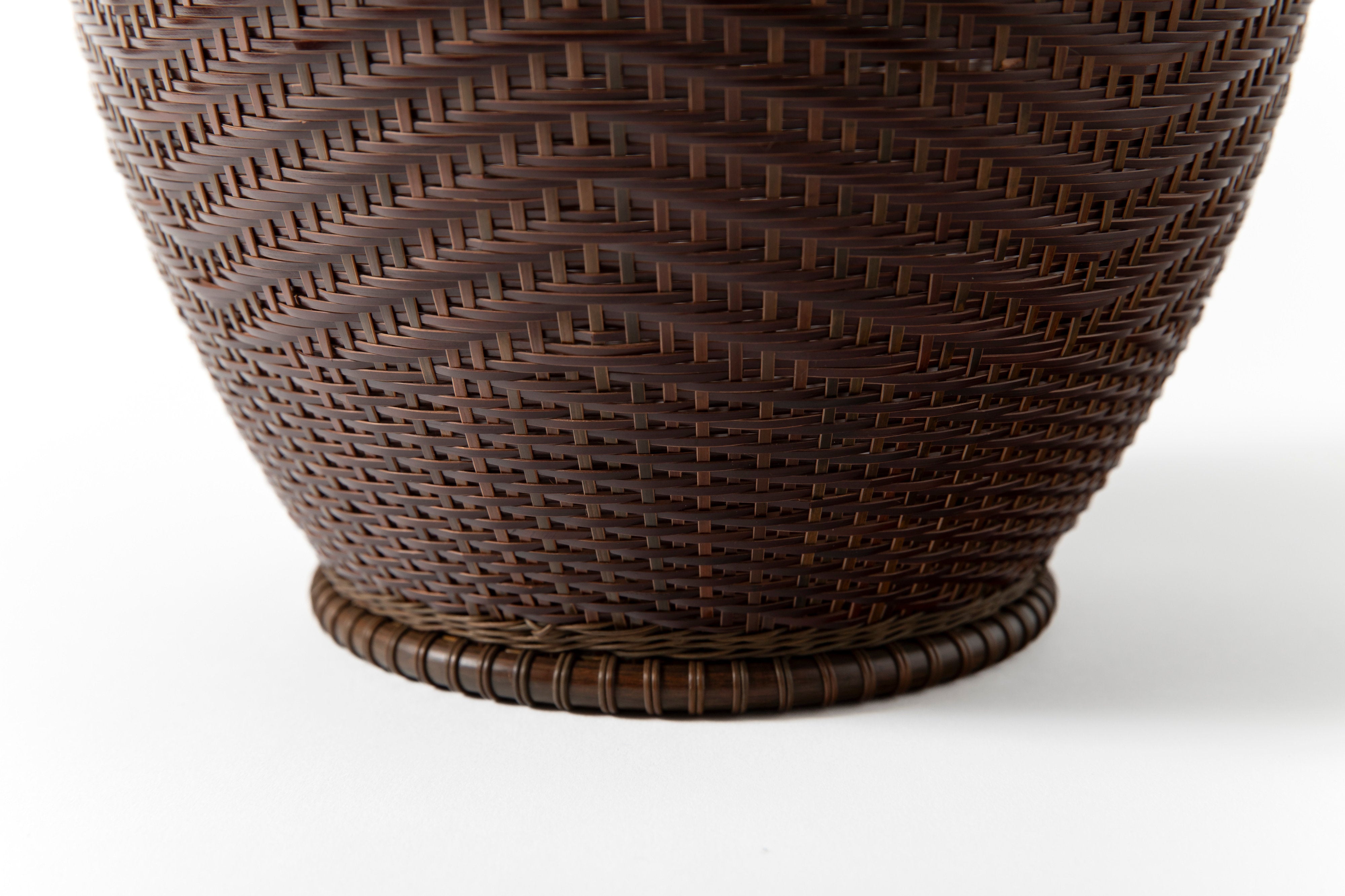 松尾竹峰 煤竹花籃 | 斎藤正光 監修