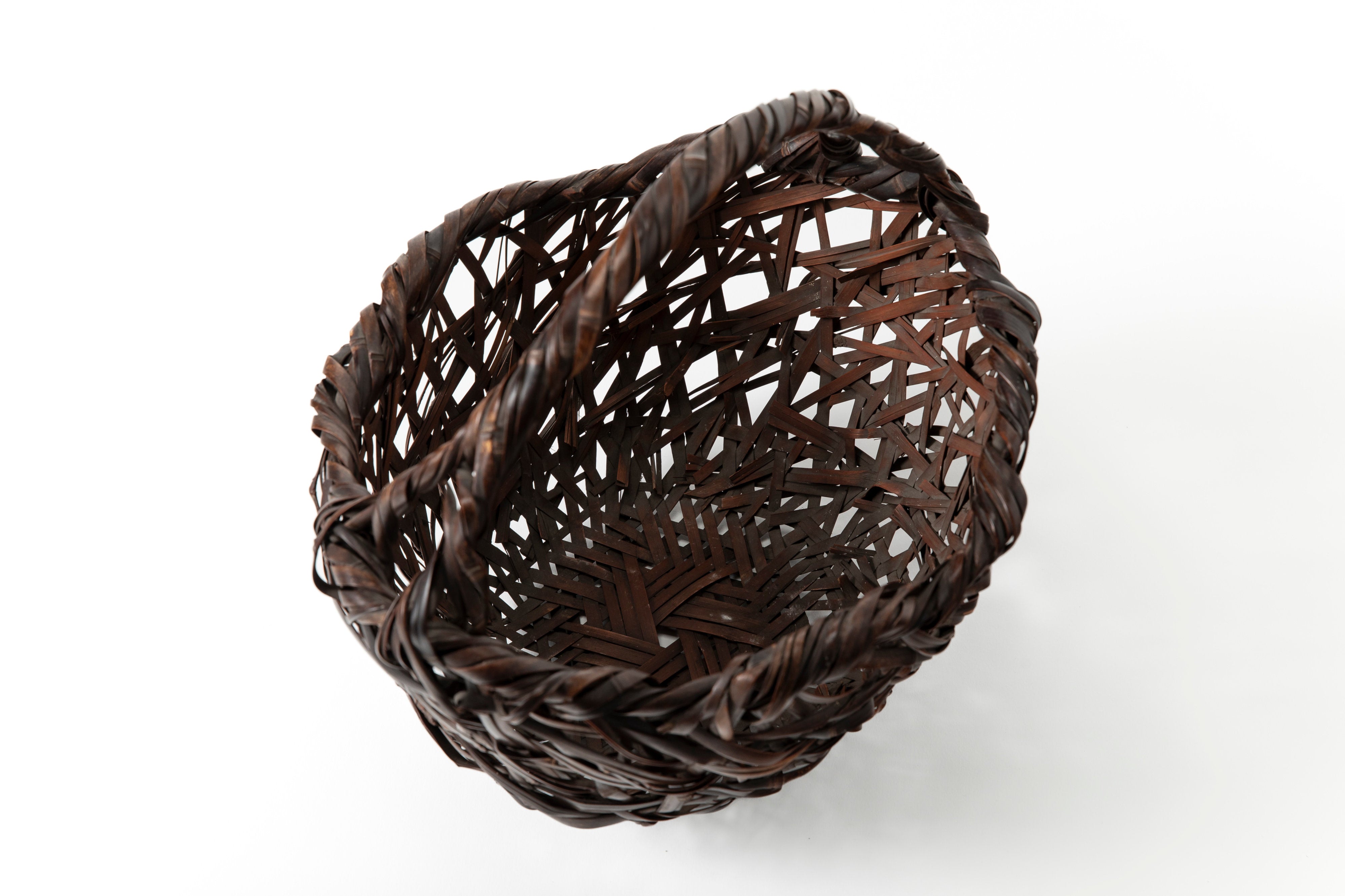 無銘 黒竹花籃 | 斎藤正光 監修