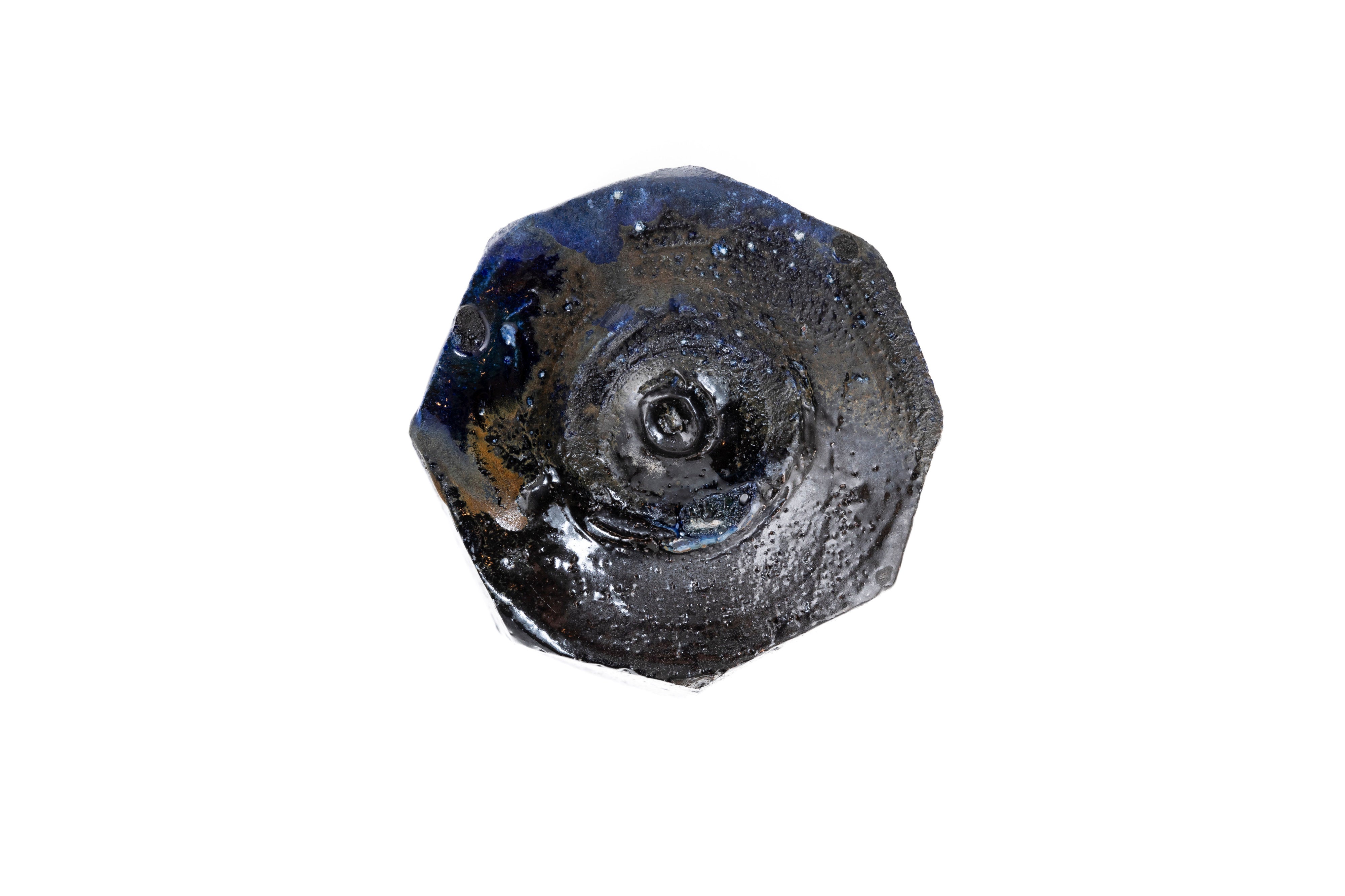 蒼変黒削茶盌 | 後関 裕士