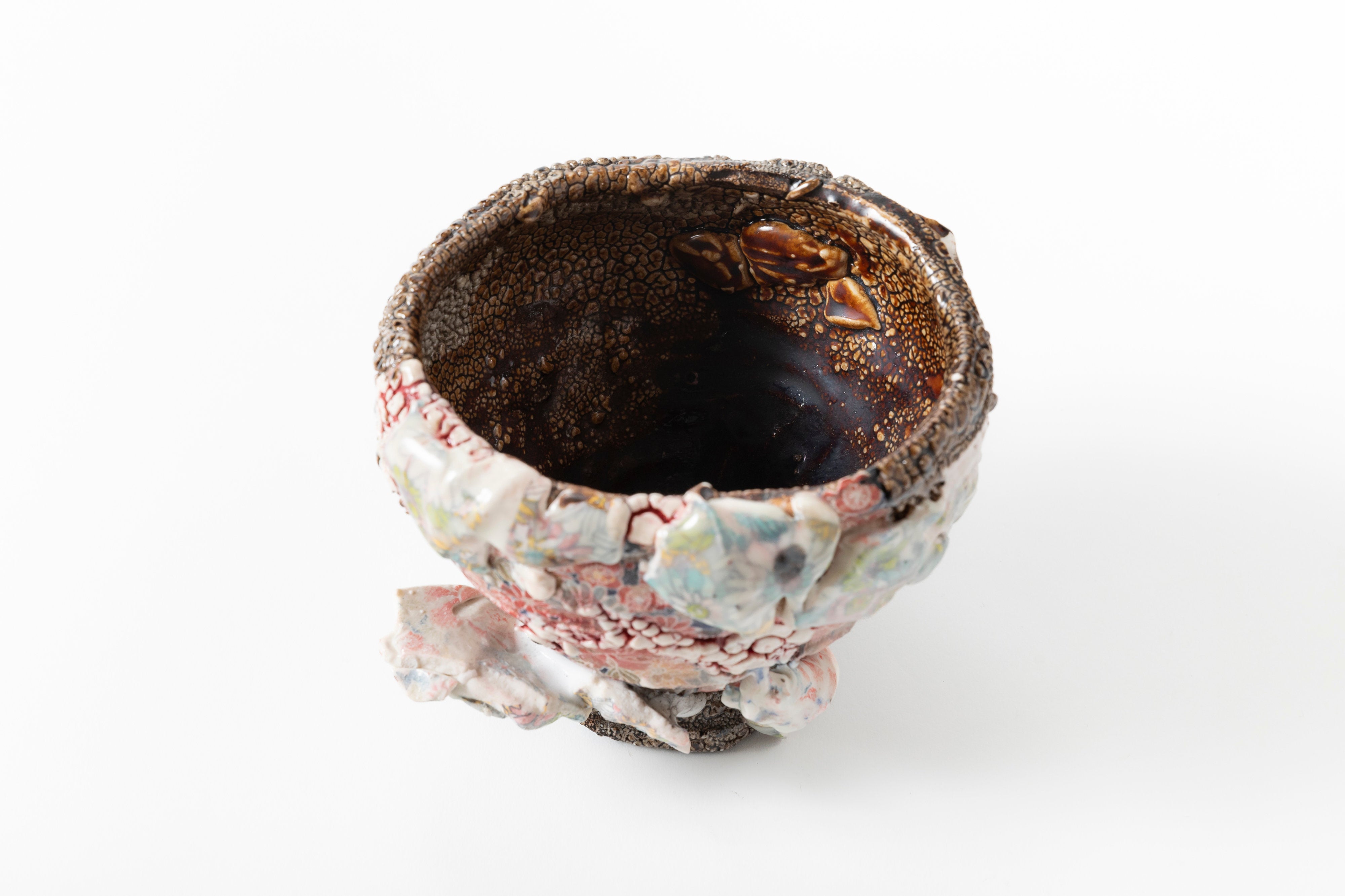 Karatsu Flower Painting　Tea Bowl | 氏家 昂大