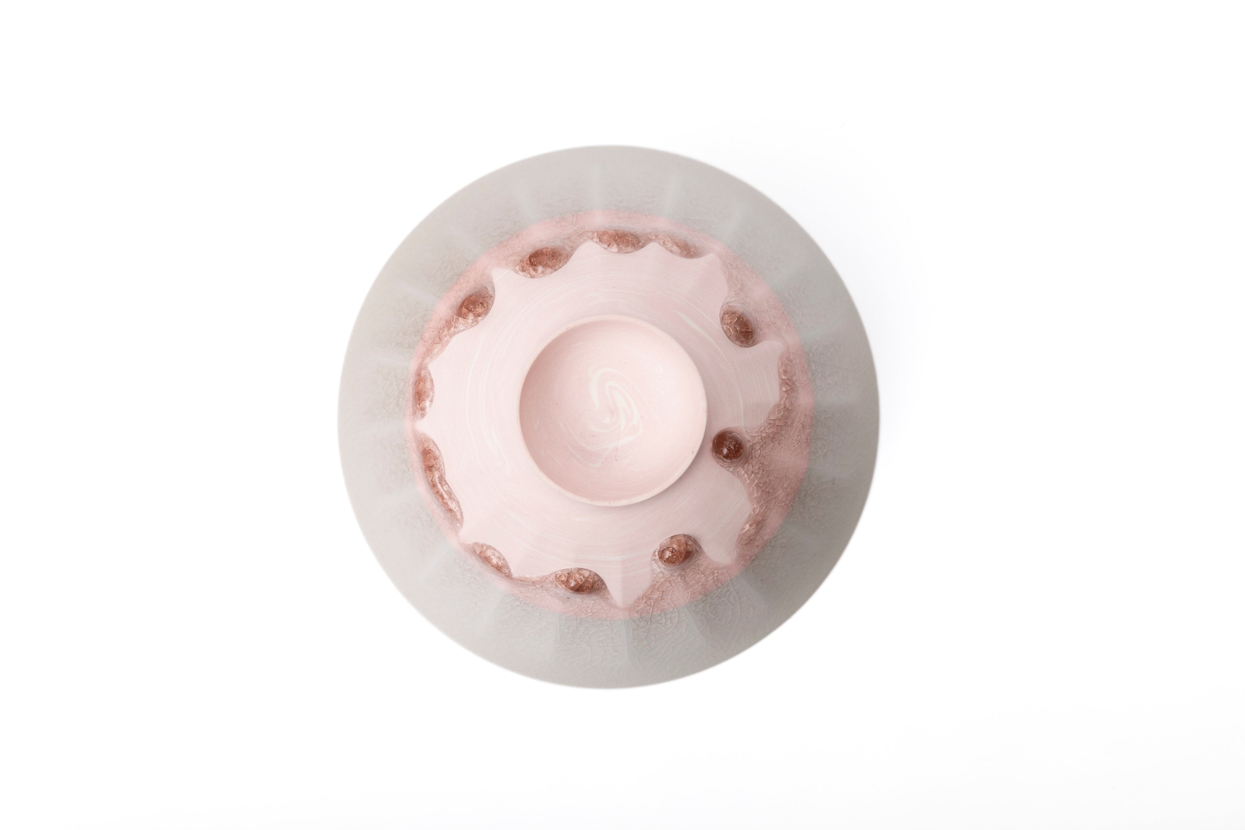 Neritsu bowl, pink greige