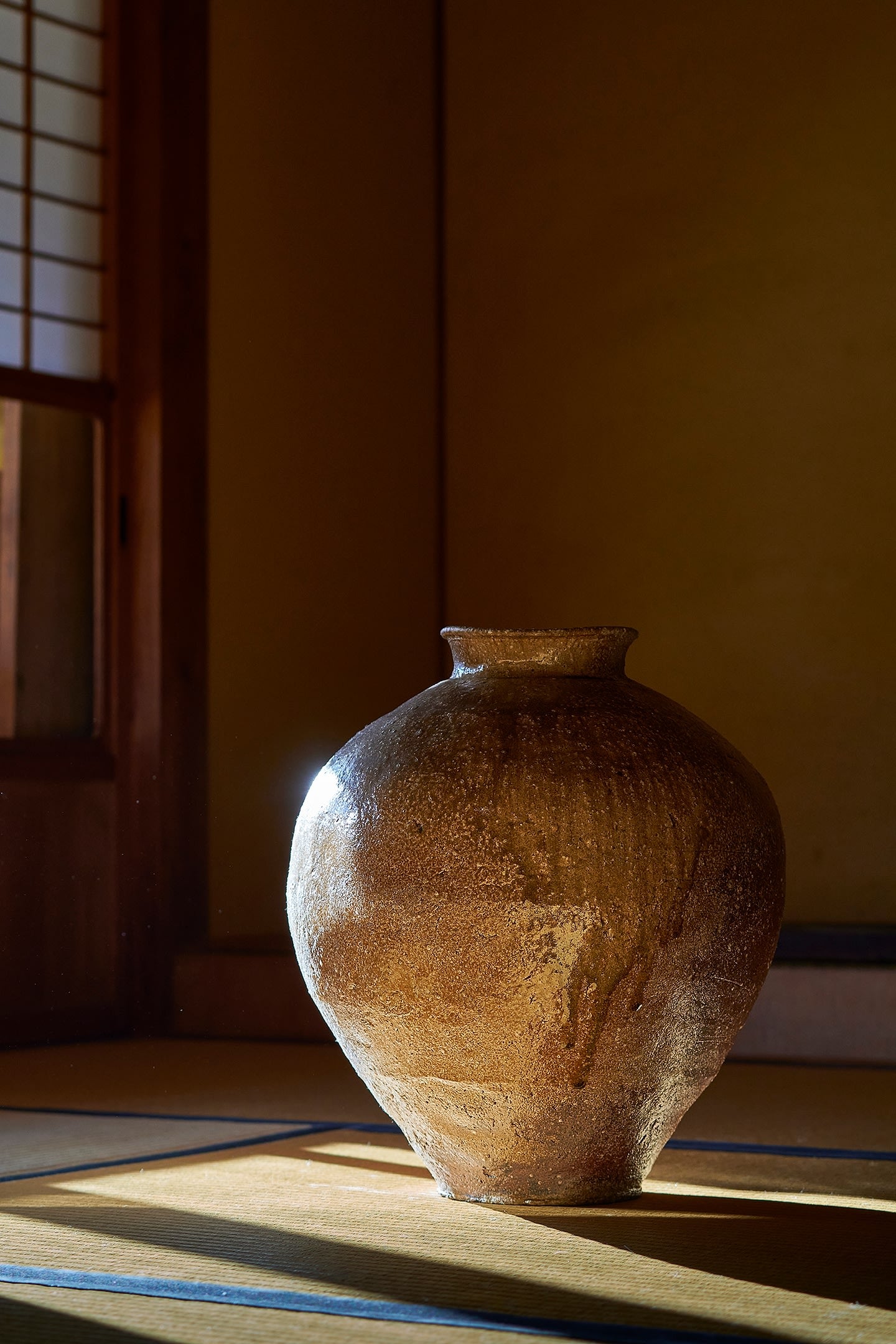 焼〆大壷 Yakishime Jar | 岸野 寛