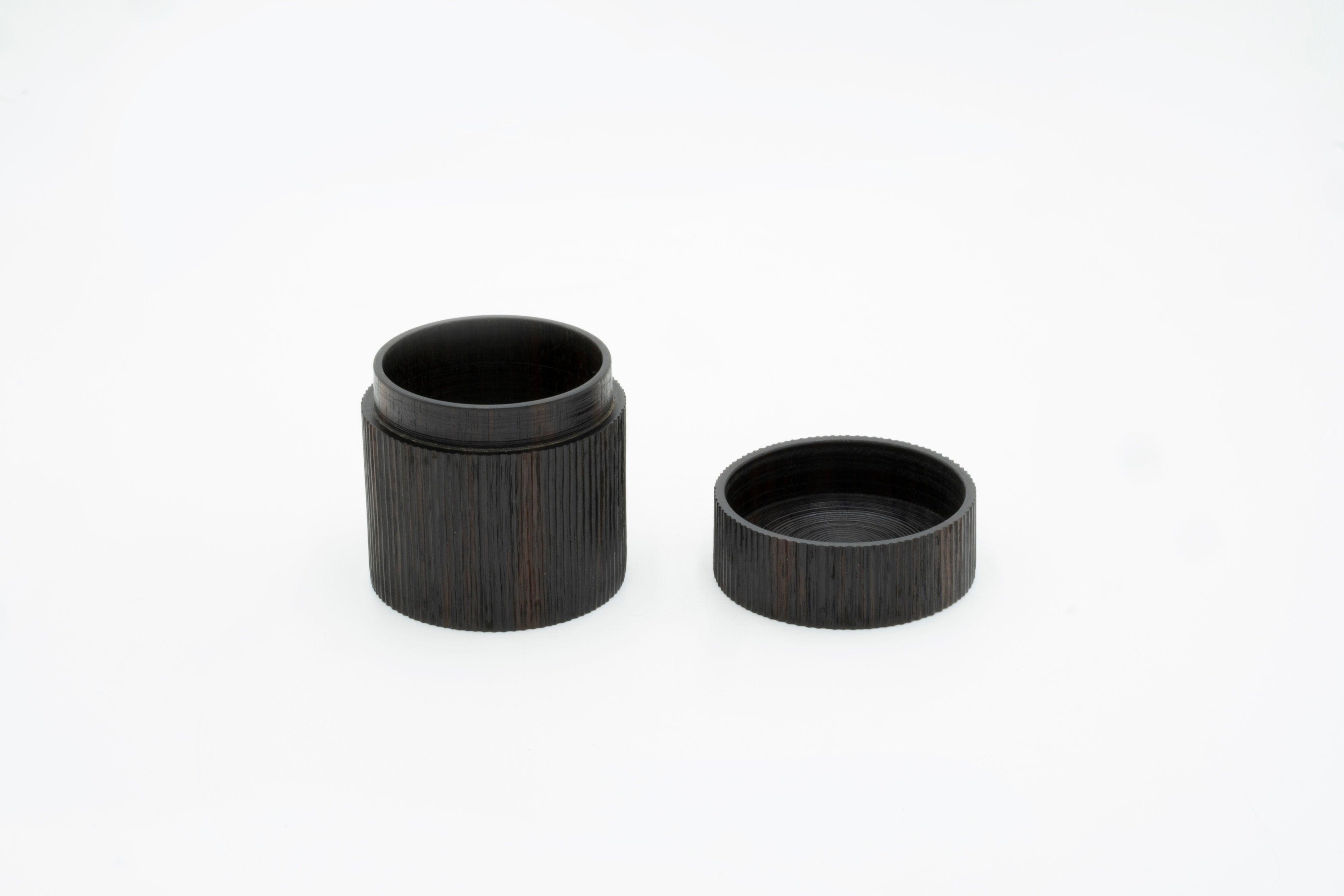 村瀬 治兵衛 | 黒檀茶器 - Ebony Tea Caddy