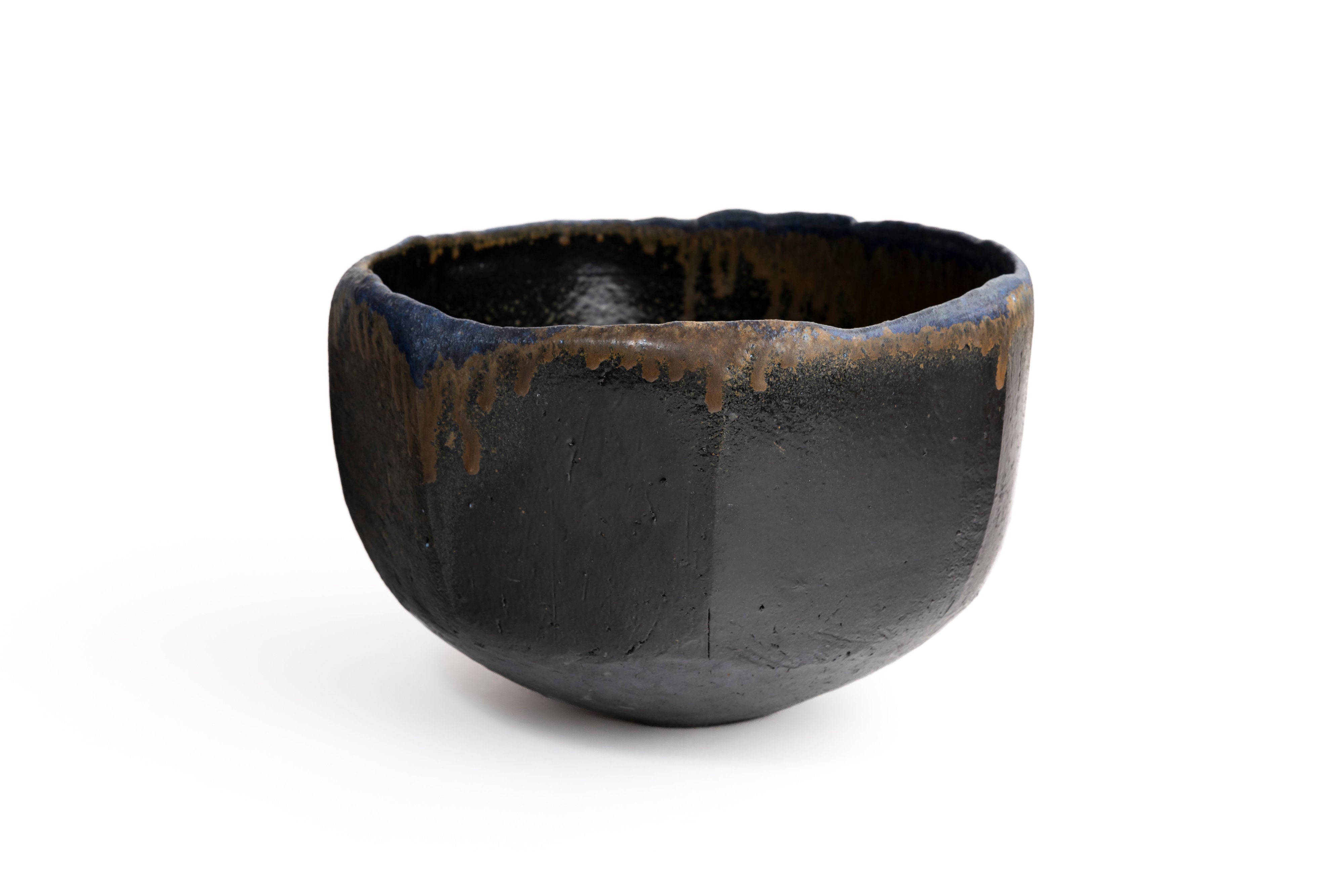 蒼変黒削大鉢 | 後関 裕士