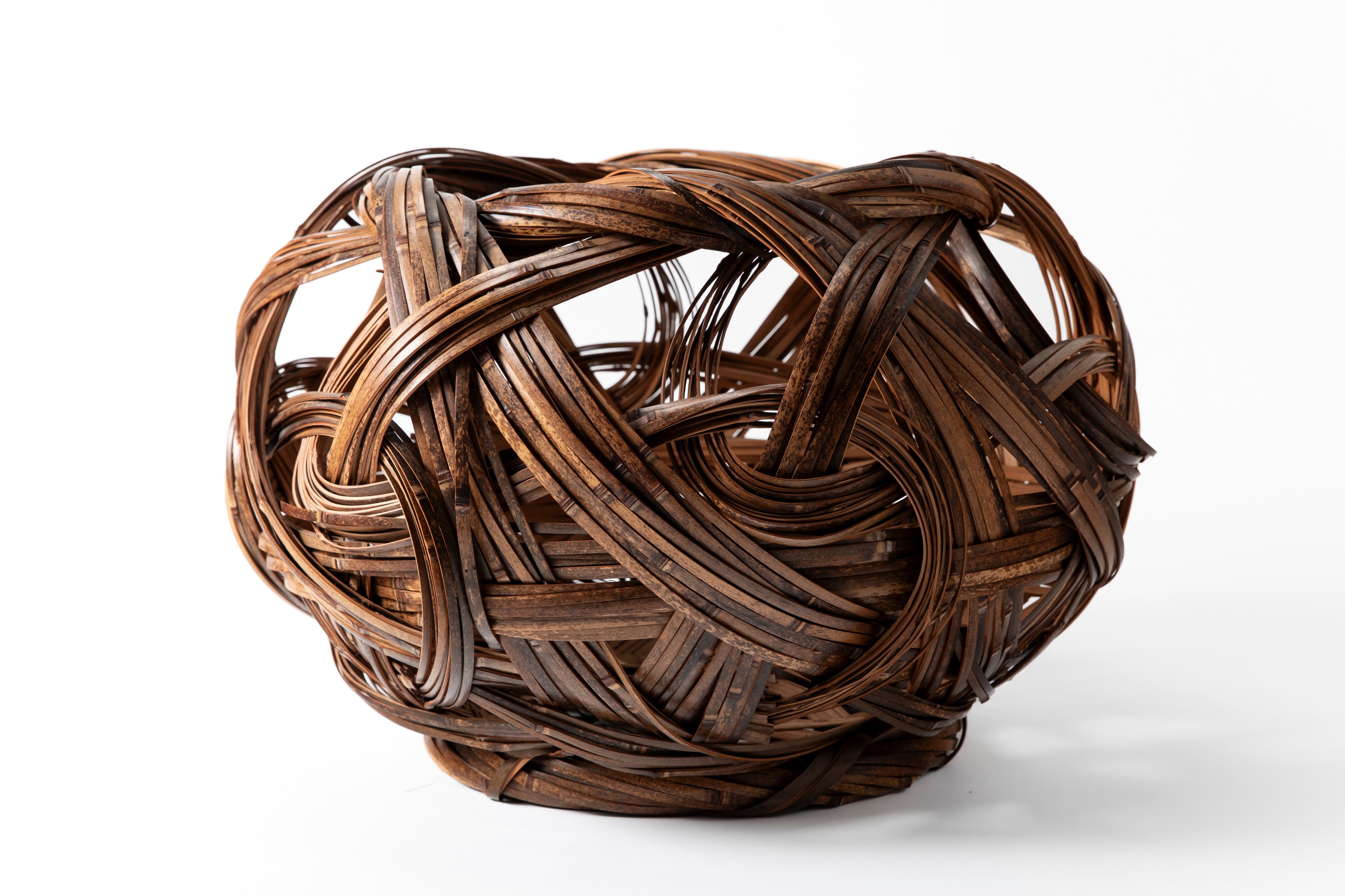 無銘 虎竹荒編大籃 | 斎藤正光 監修