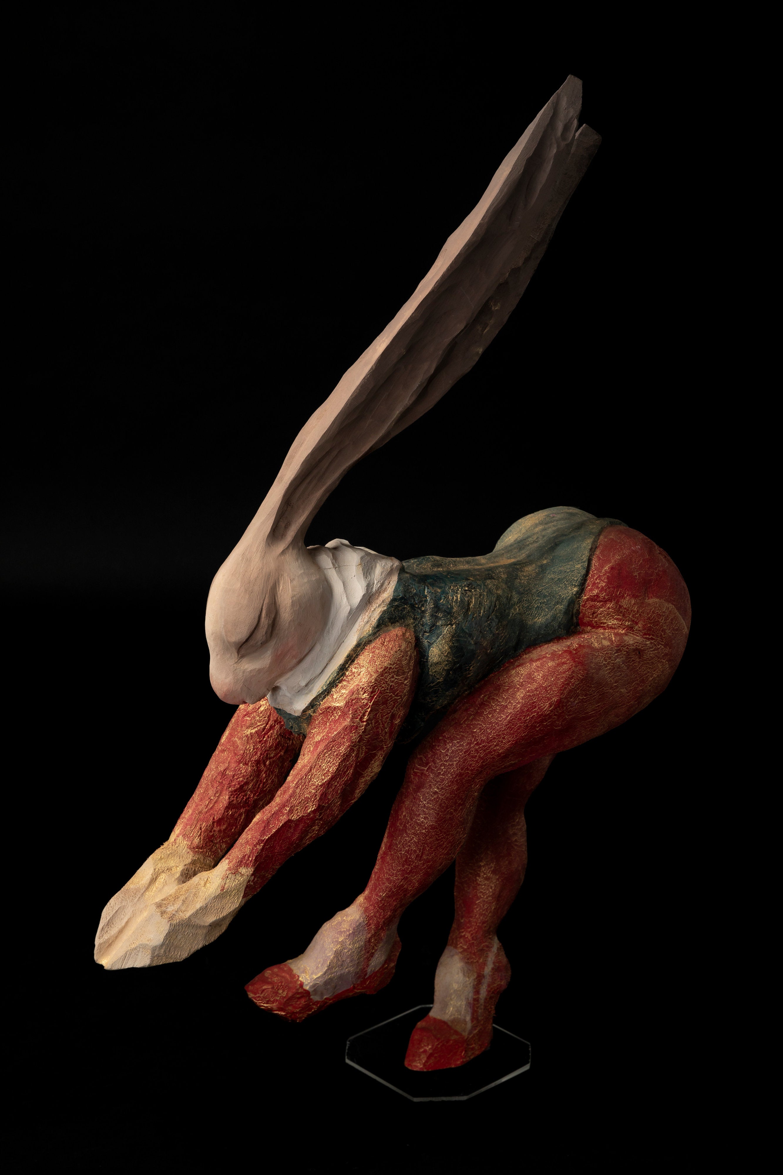 十時孝好展 霜月の「UMA」と「USAGI」