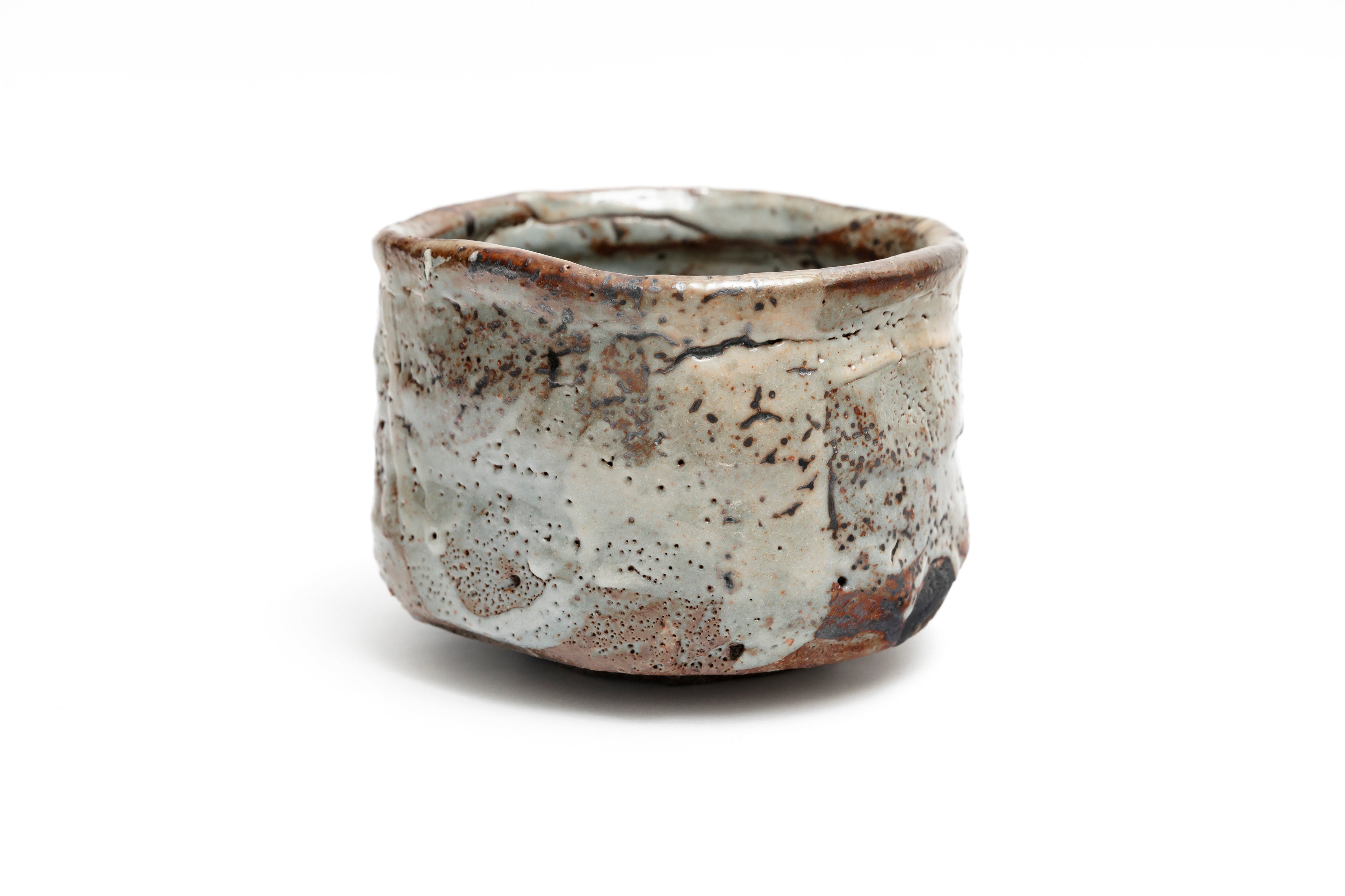 Mouse Shino tea bowl