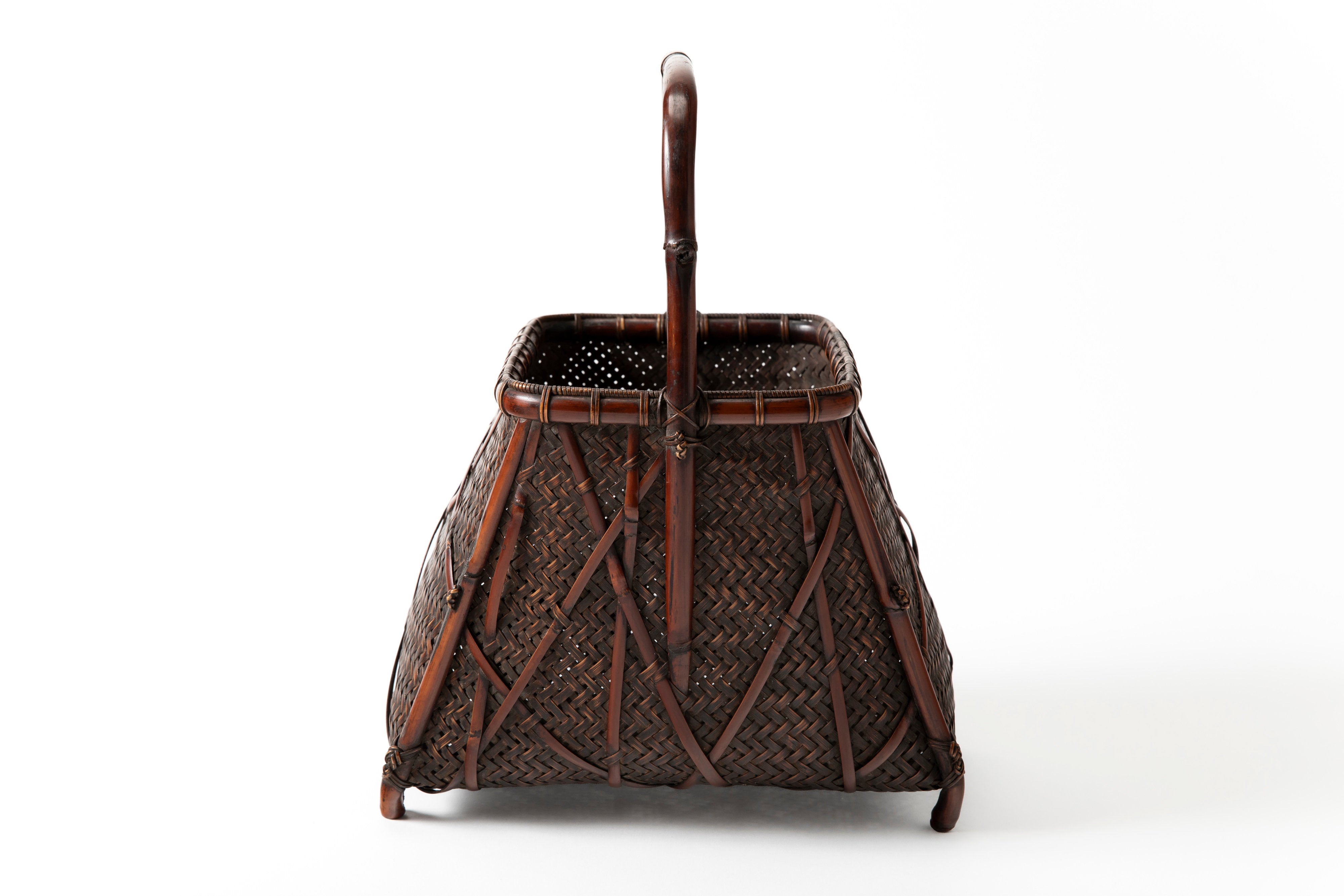 小菅竹堂 氷裂編花籃 | 斎藤正光 監修