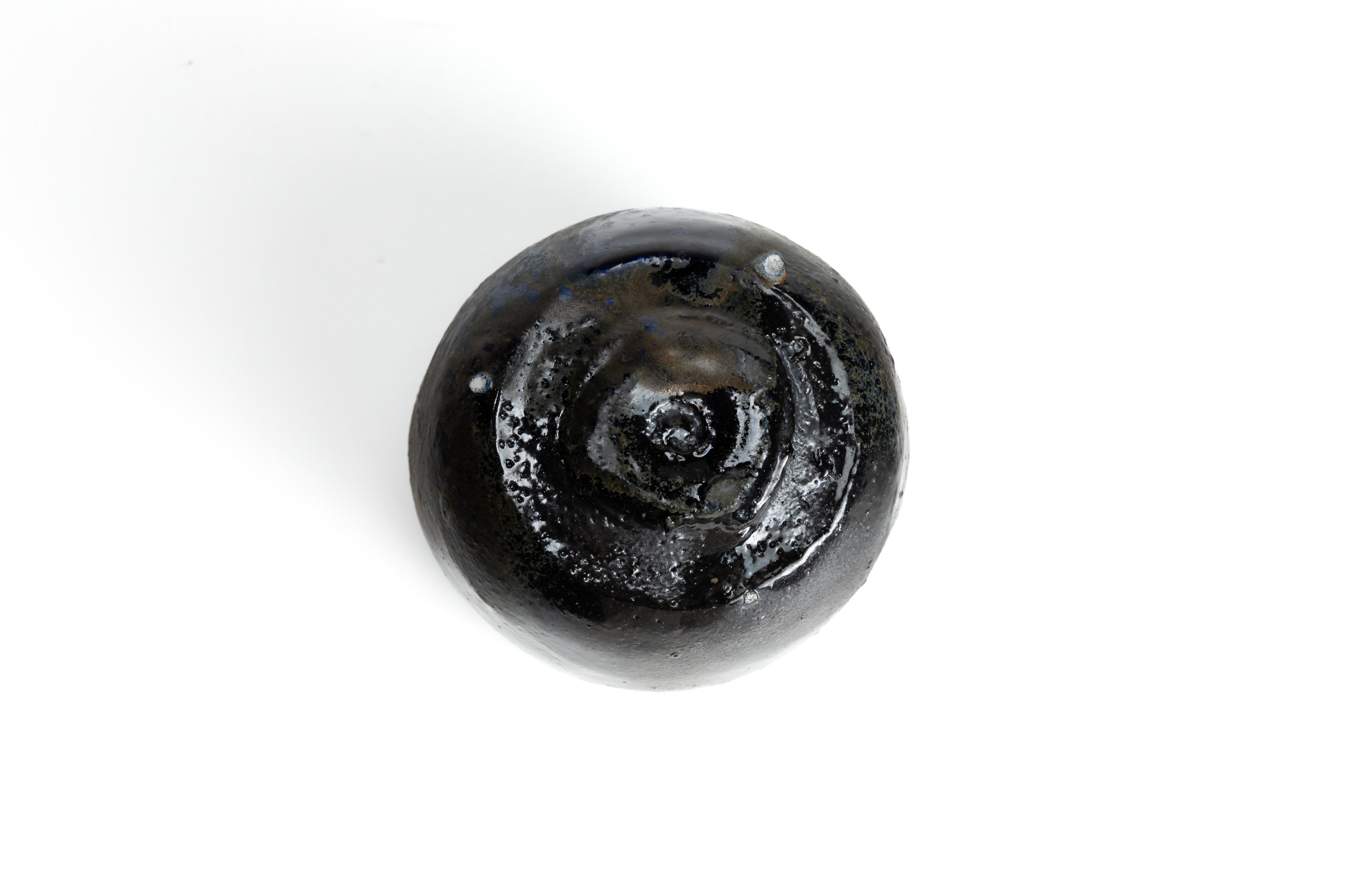 蒼変黒茶盌 | 後関 裕士
