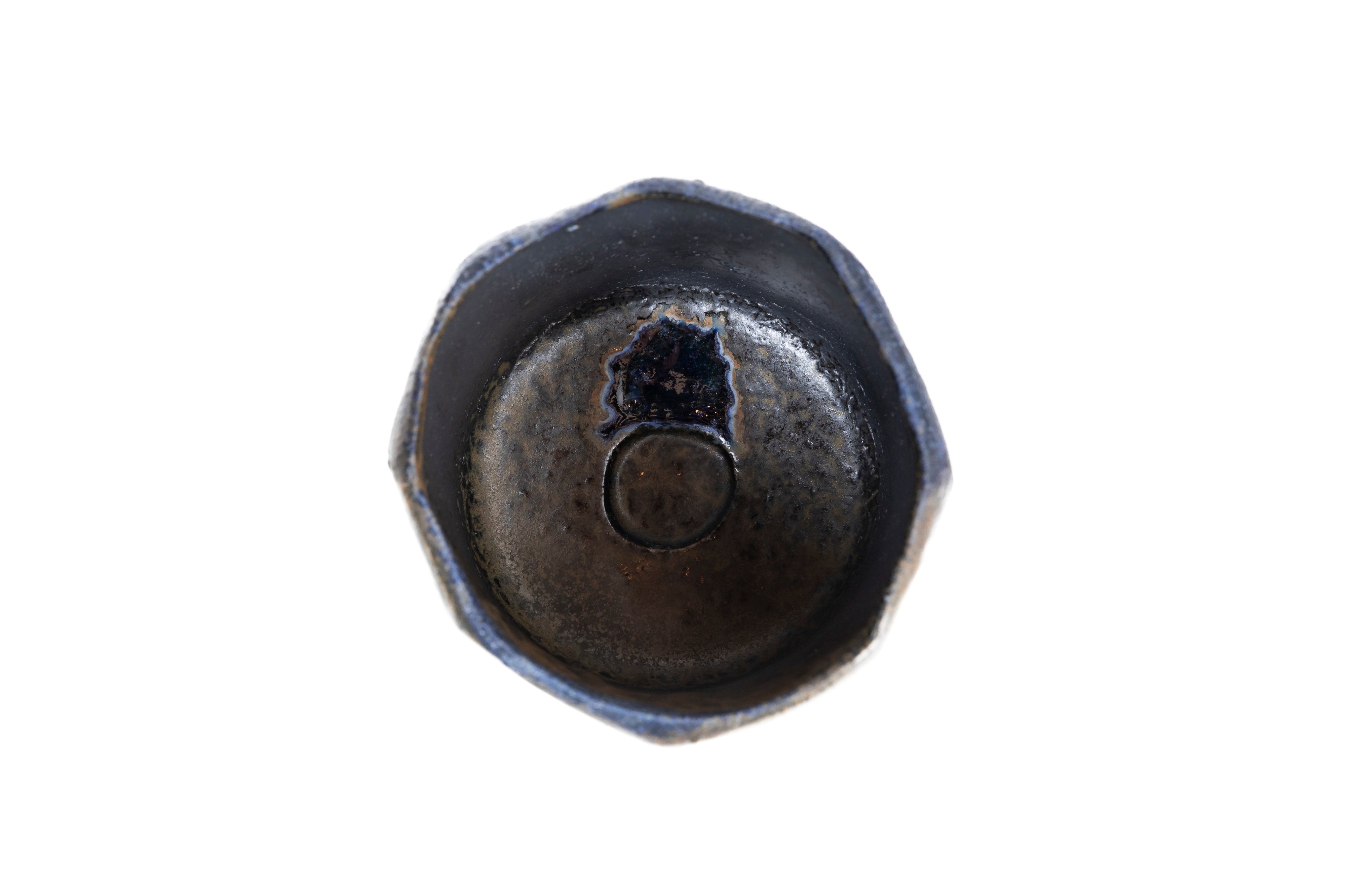 蒼変黒削茶盌 | 後関 裕士