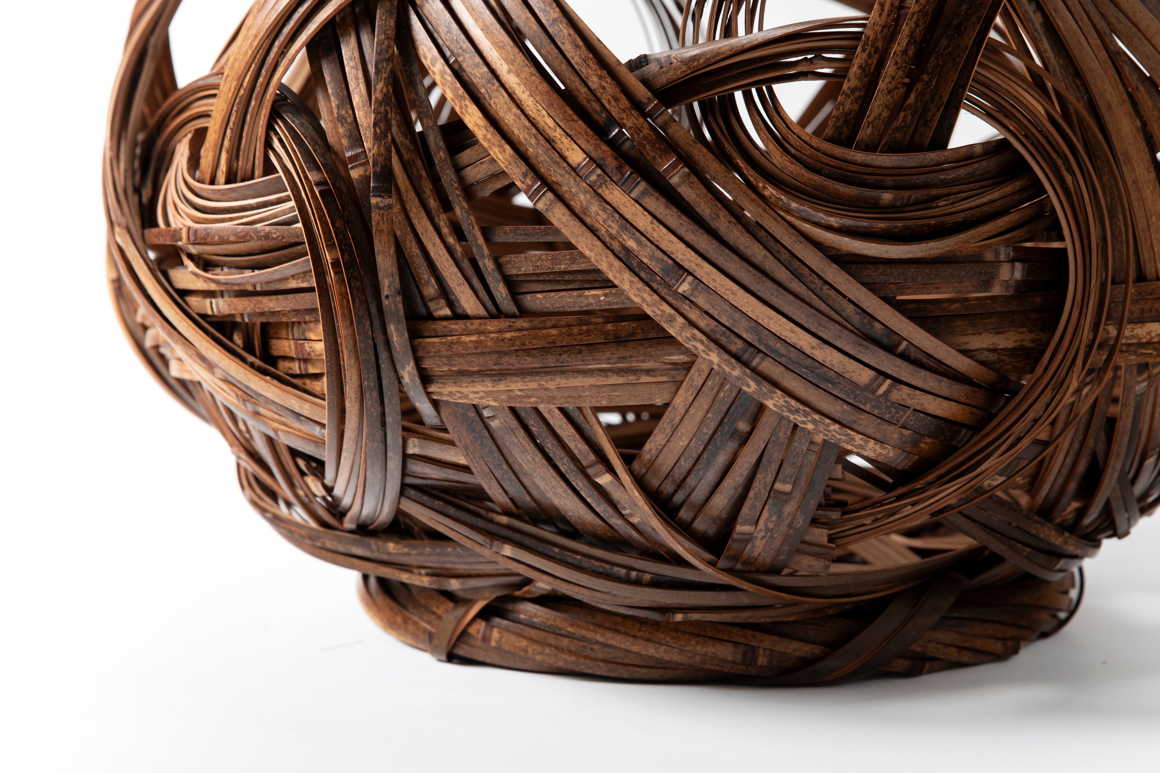 無銘 虎竹荒編大籃 | 斎藤正光 監修