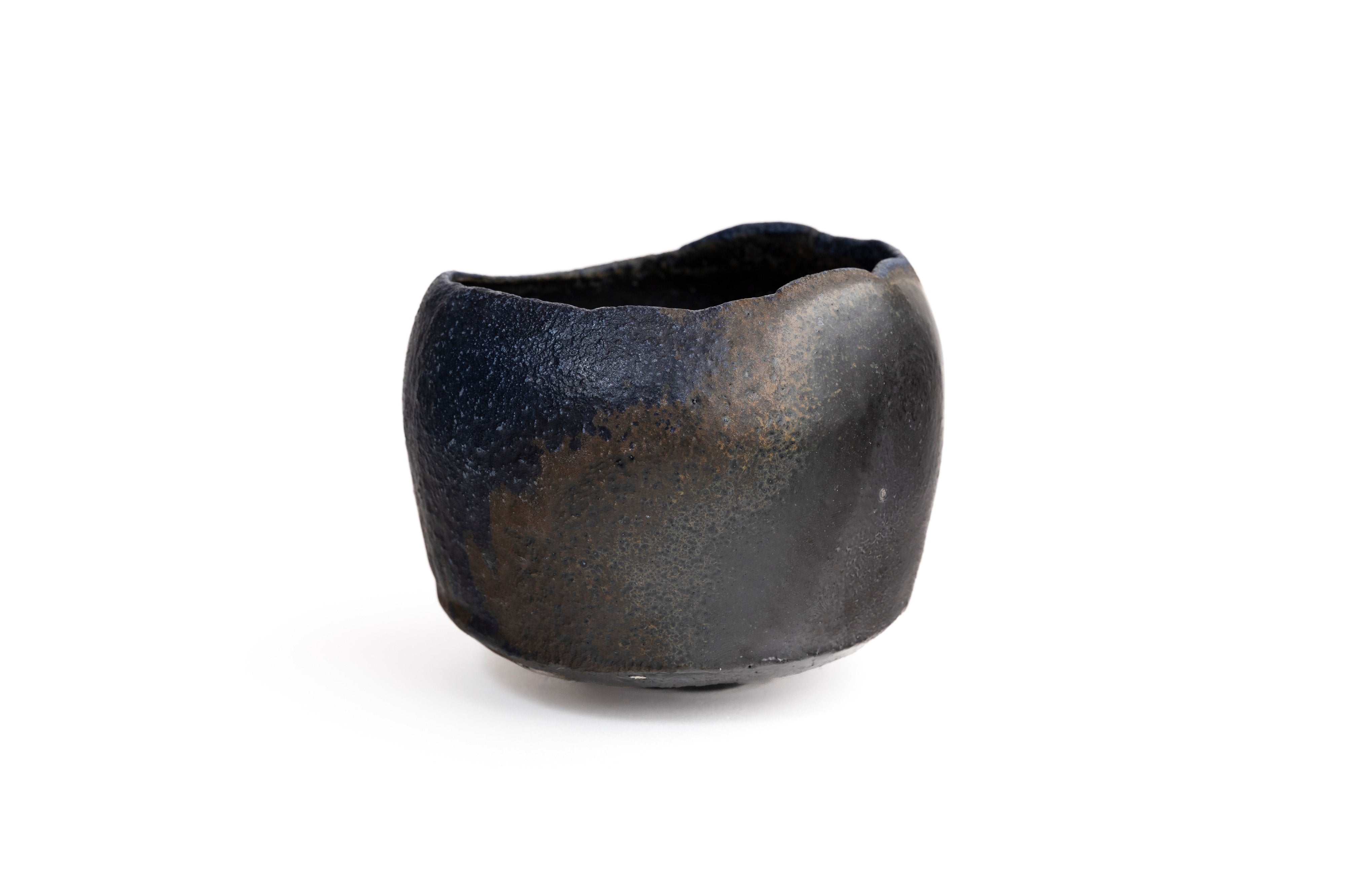 蒼変黒茶盌 | 後関 裕士